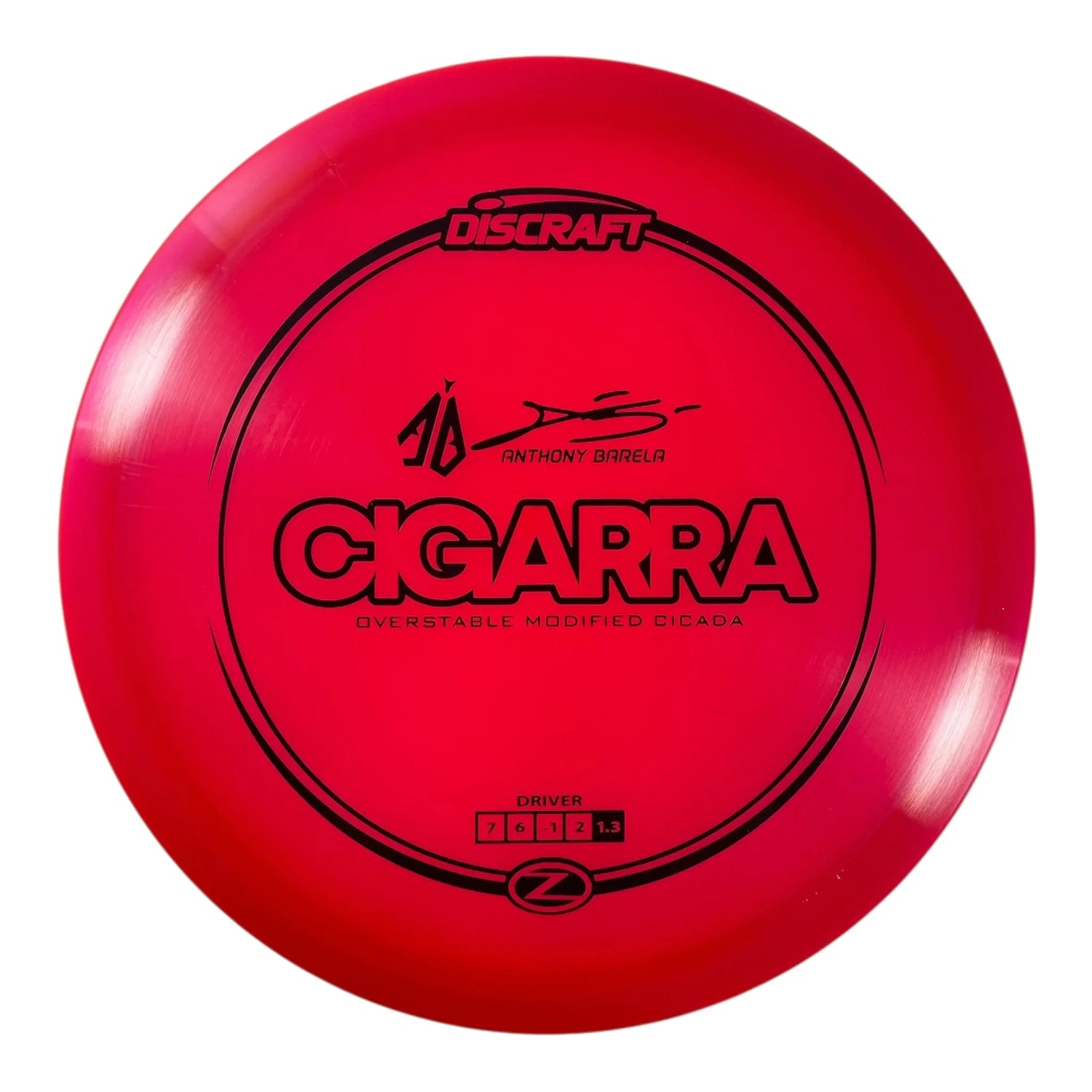 Discraft Cigarra | Z Line | Red/Black 167g (Anthony Barela) Disc Golf