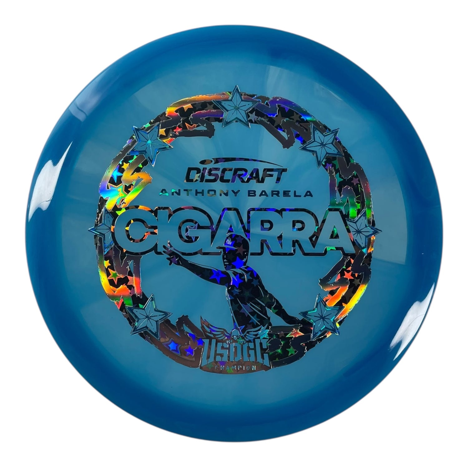 Discraft Cigarra | Z Swirl | Blue/Stars/Blue 172g (Anthony Barela USDGC) Disc Golf