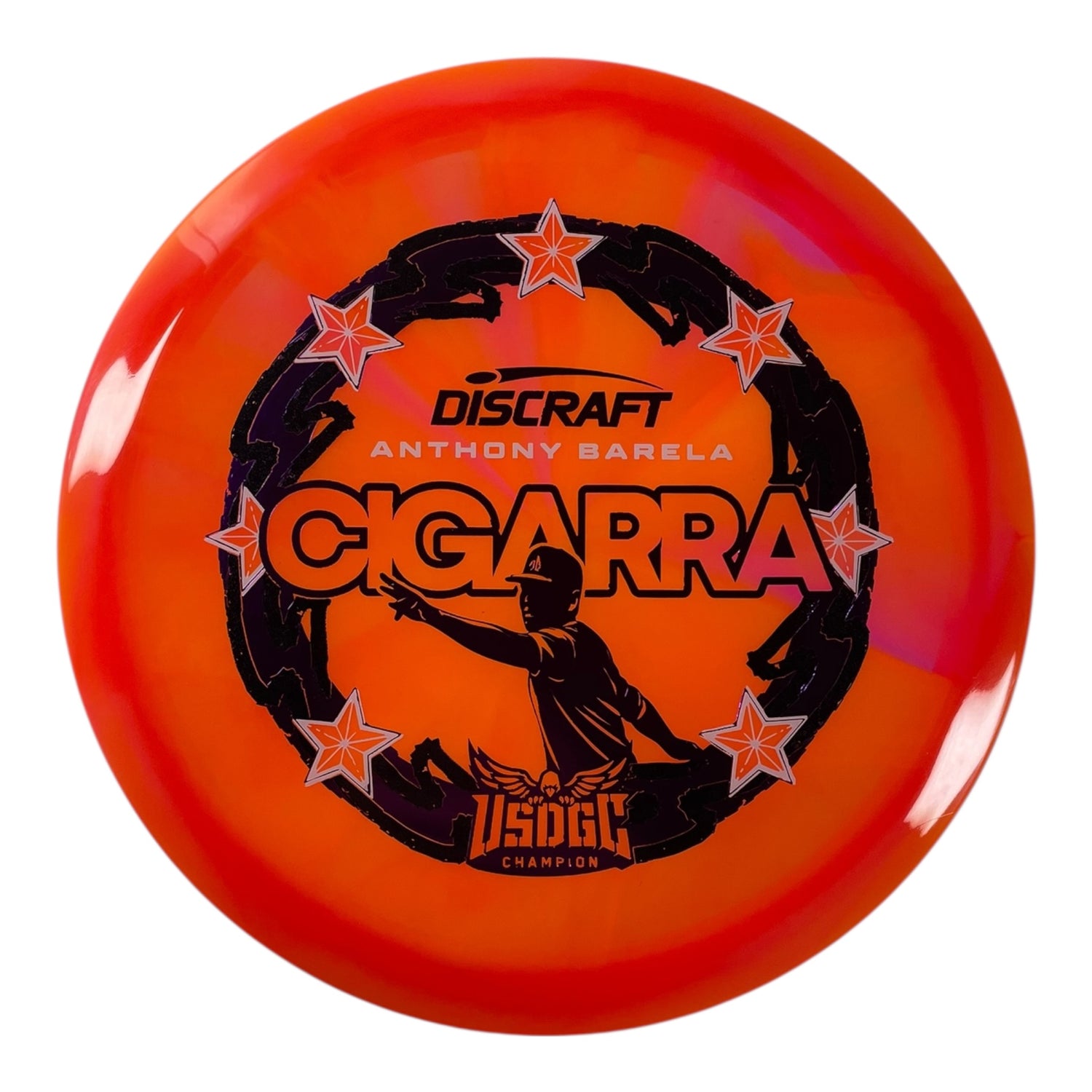 Discraft Cigarra | Z Swirl | Orange/Black/Purple 173g (Anthony Barela USDGC) Disc Golf