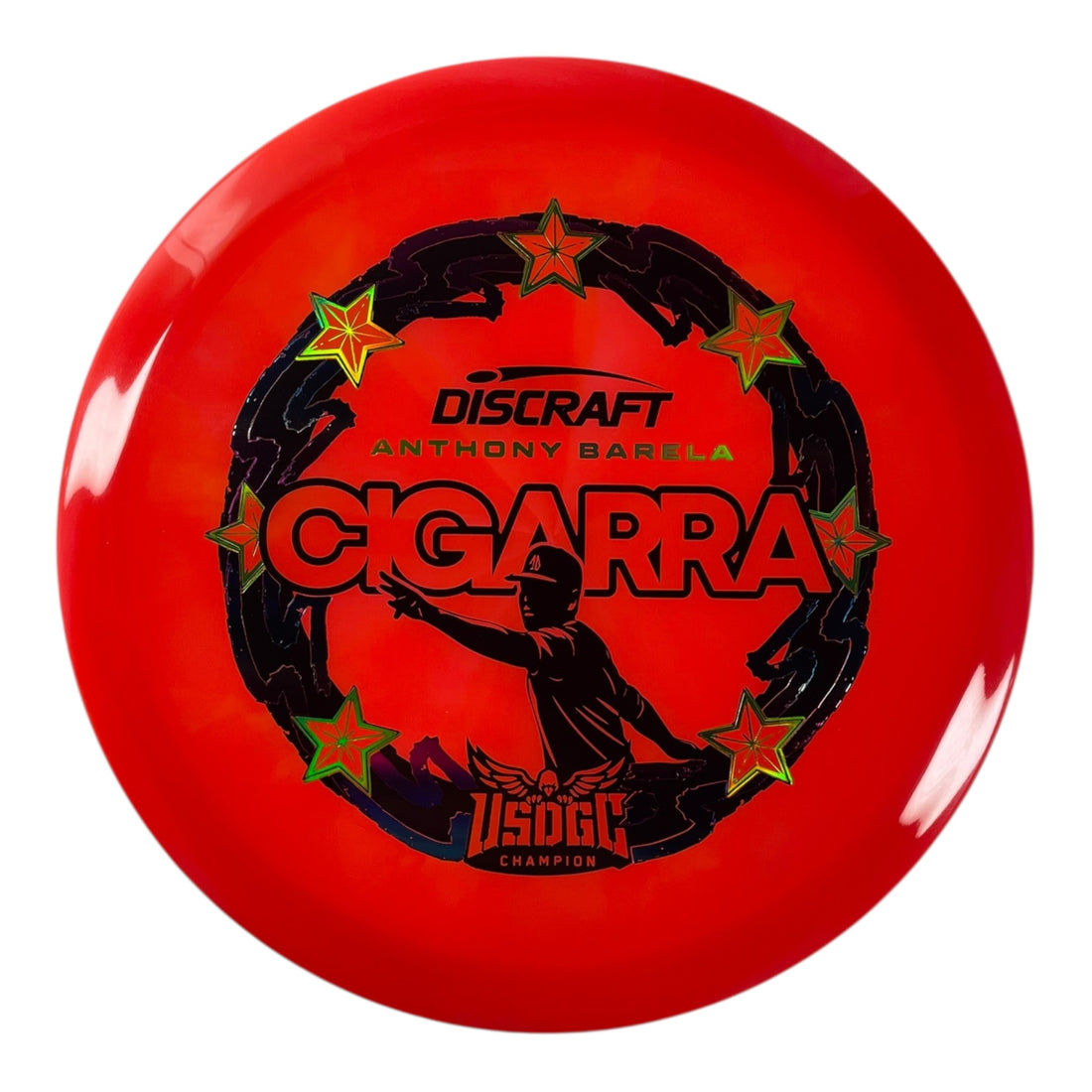 Discraft Cigarra | Z Swirl | Orange/Black/Sunset 174g (Anthony Barela USDGC) Disc Golf