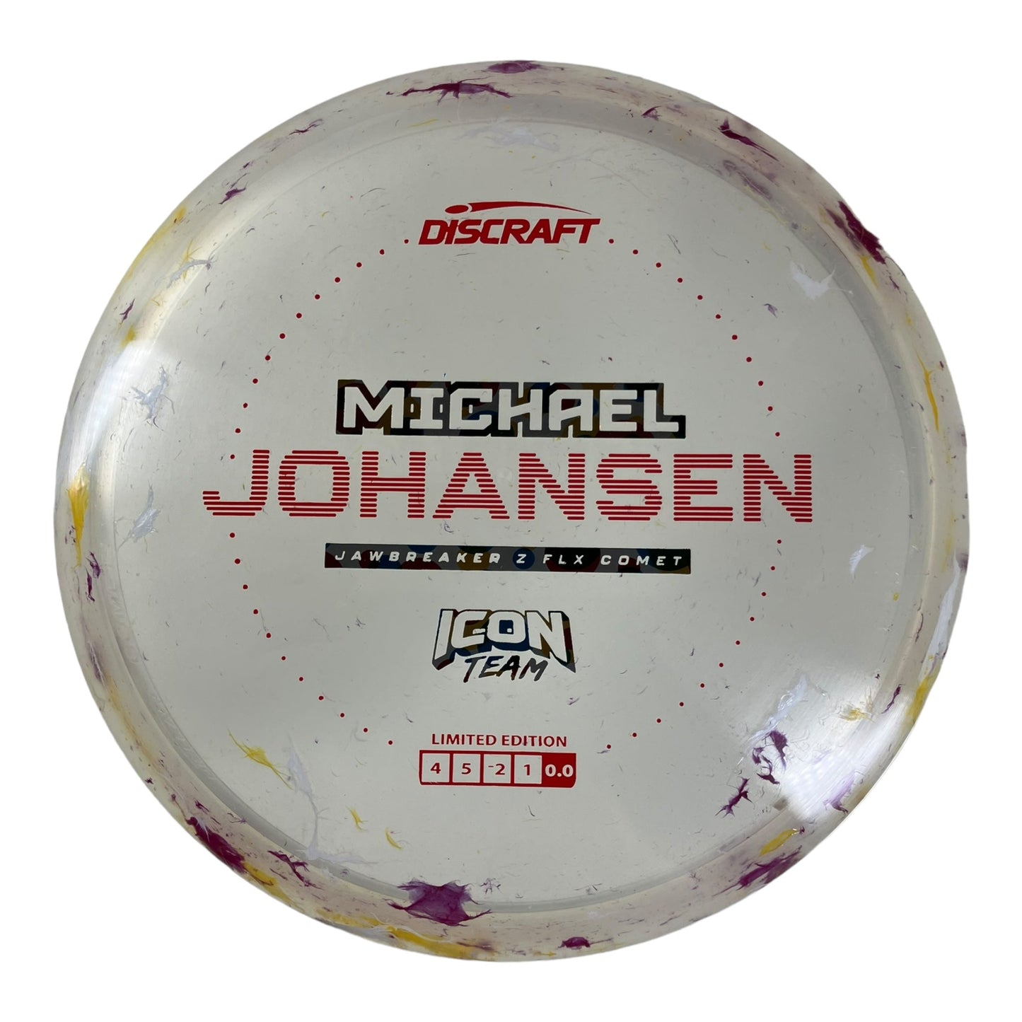 Discraft Comet | Jawbreaker Z FLX | Purple/Dots 176g (Michael Johansen) Disc Golf