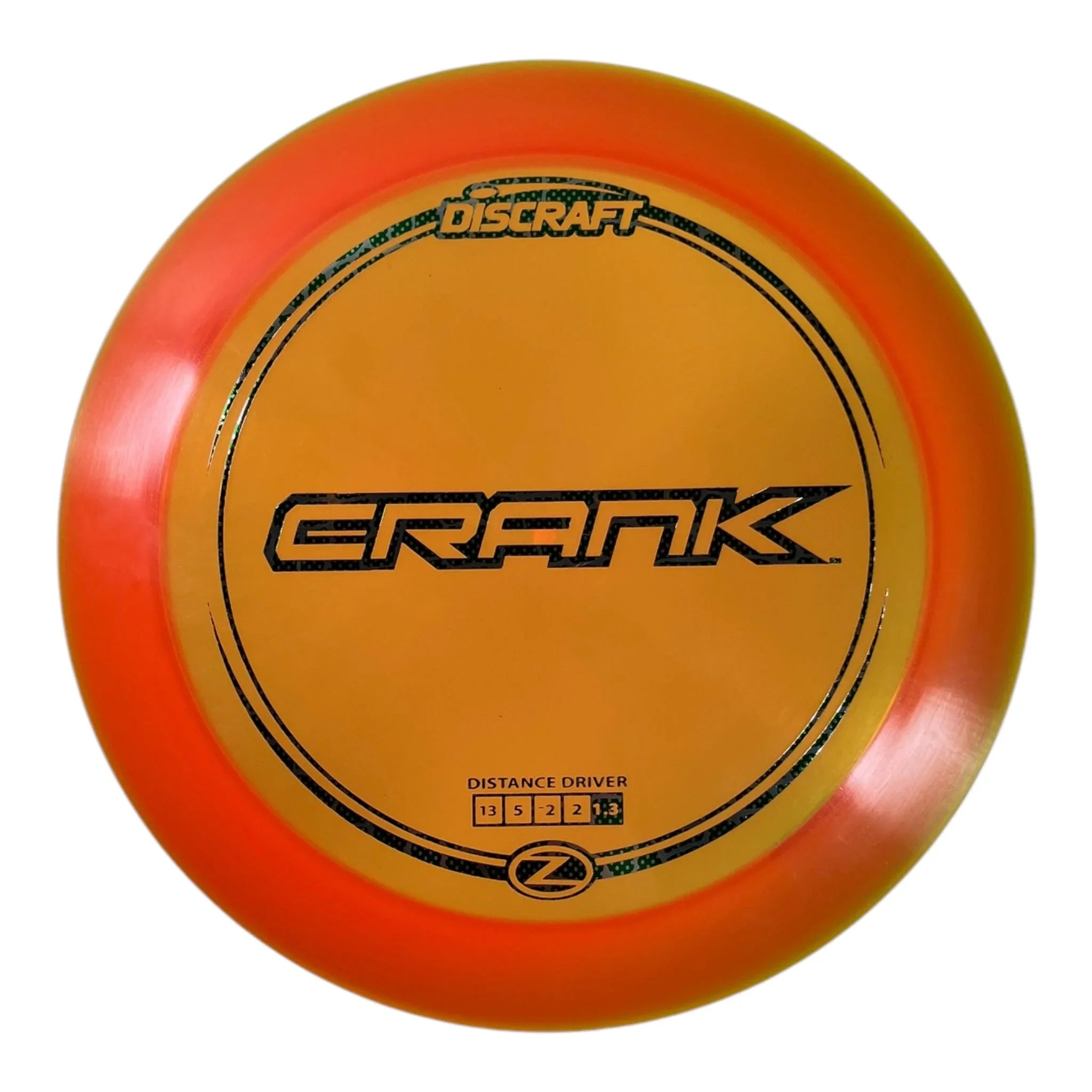 Discraft Crank | Z Line | Orange/Green 174g Disc Golf