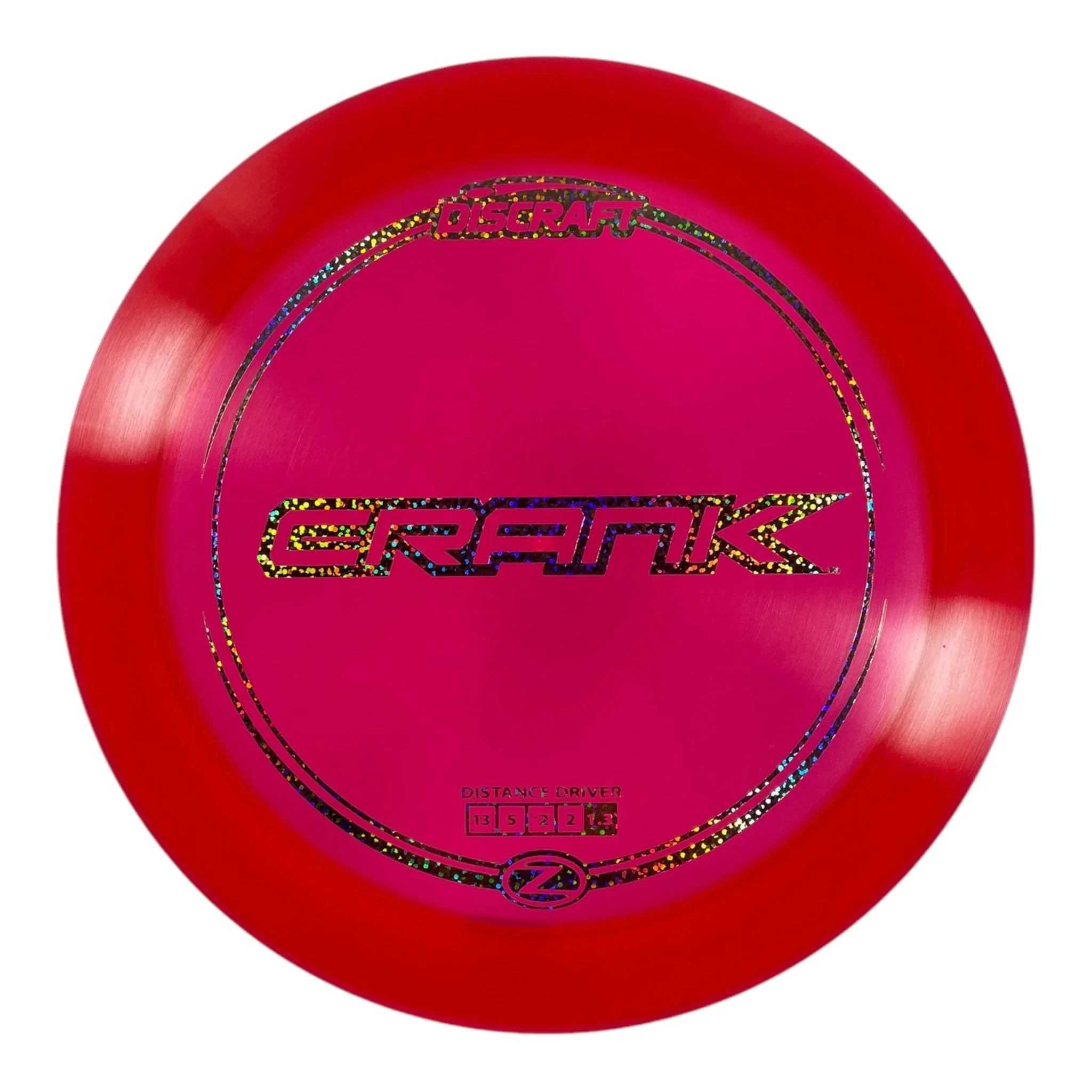 Discraft Crank | Z Line | Red/Sparkle 174g Disc Golf