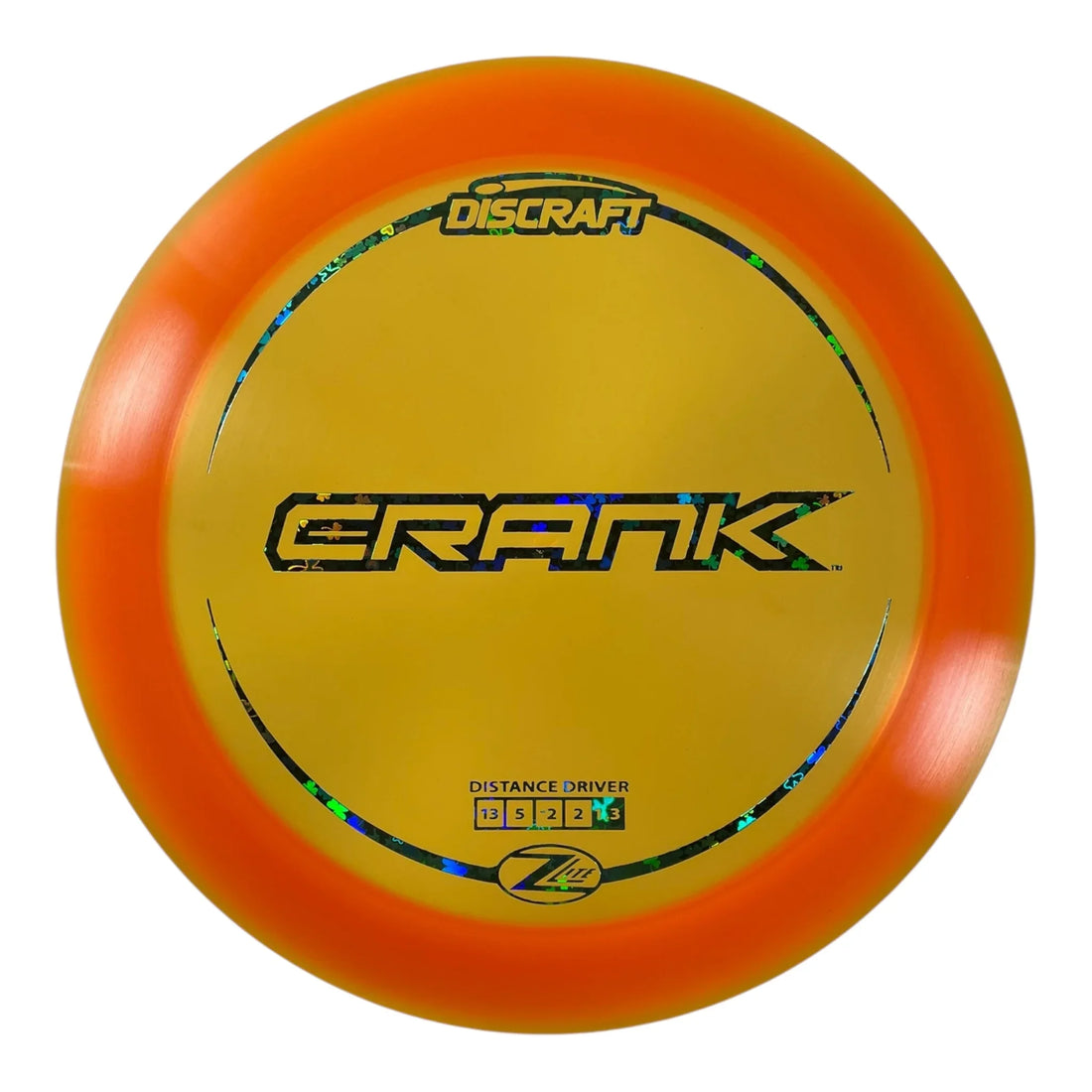 Discraft Crank | Z Lite | Orange/Clovers 158g Disc Golf