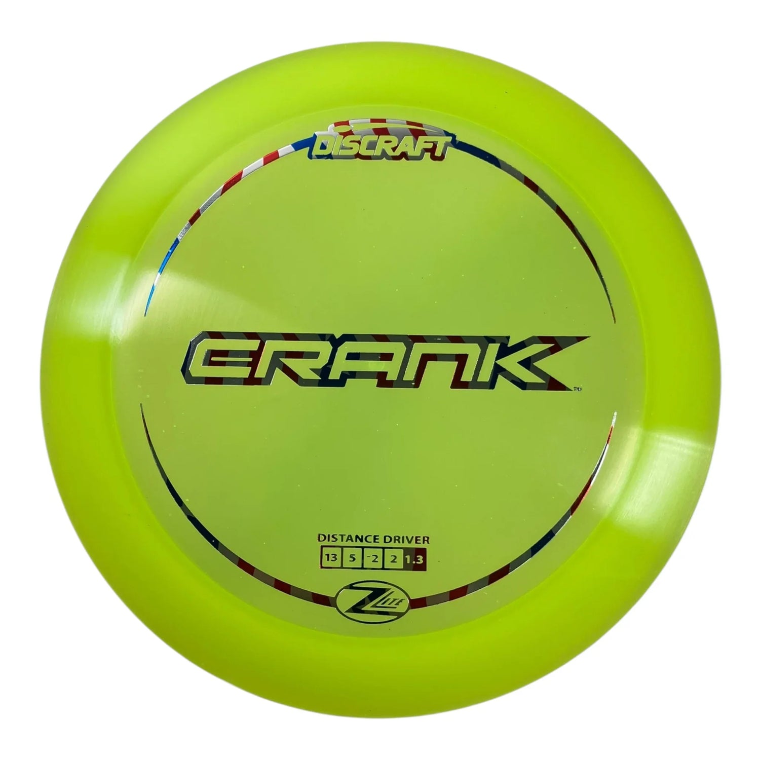 Discraft Crank | Z Lite | Yellow/USA 159g Disc Golf