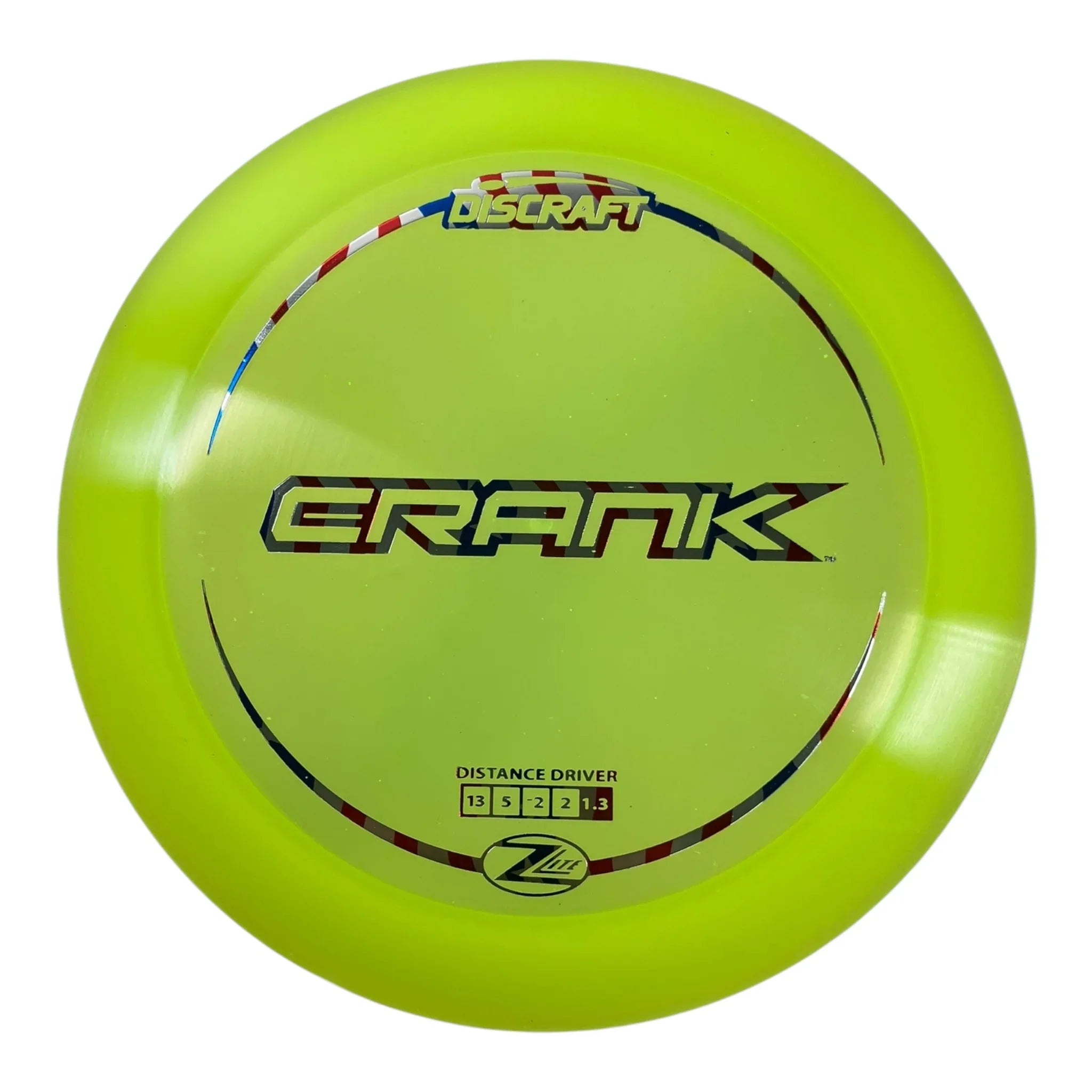 Discraft Crank | Z Lite | Yellow/USA 159g Disc Golf