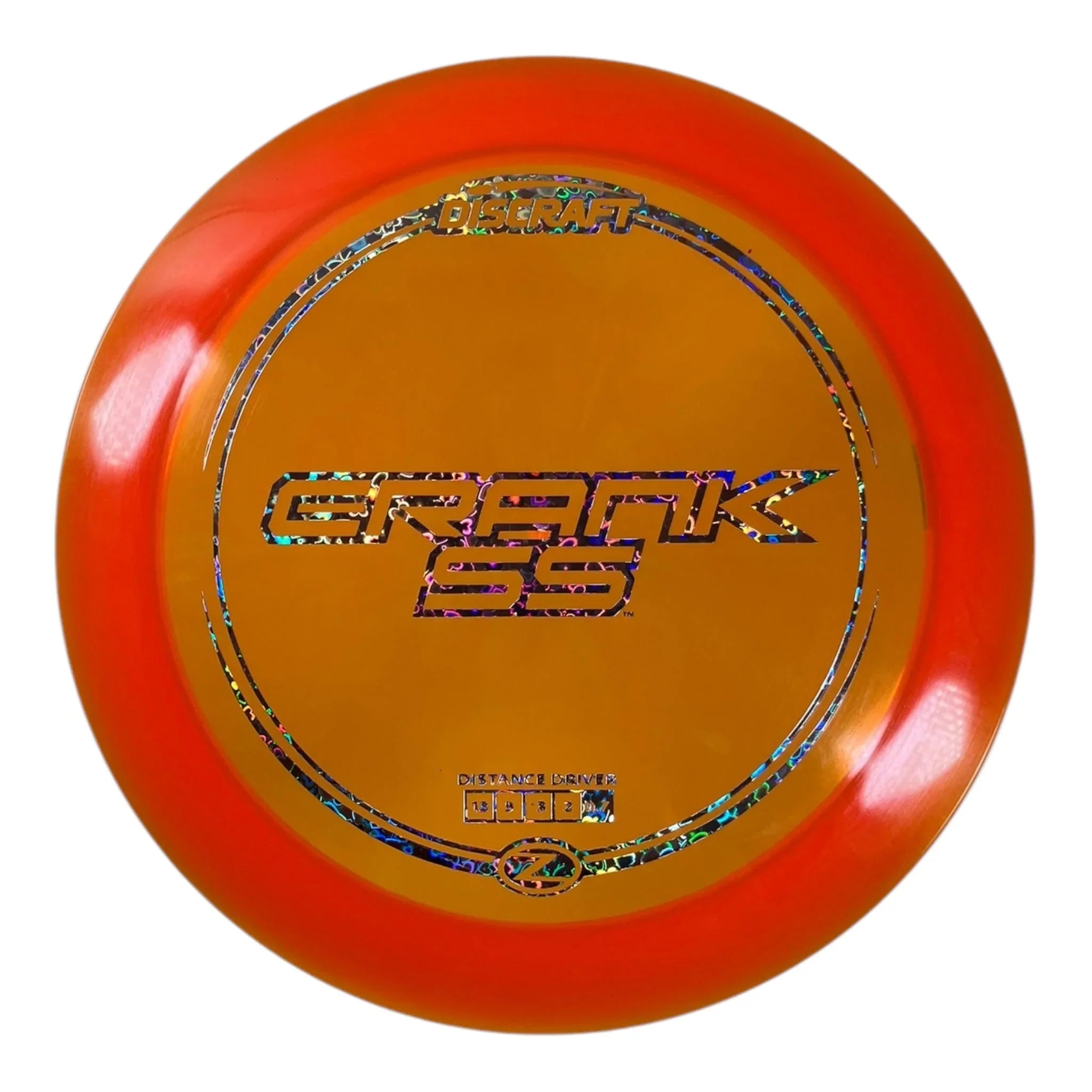 Discraft Crank SS | Z Line | Orange/Holo 173g Disc Golf