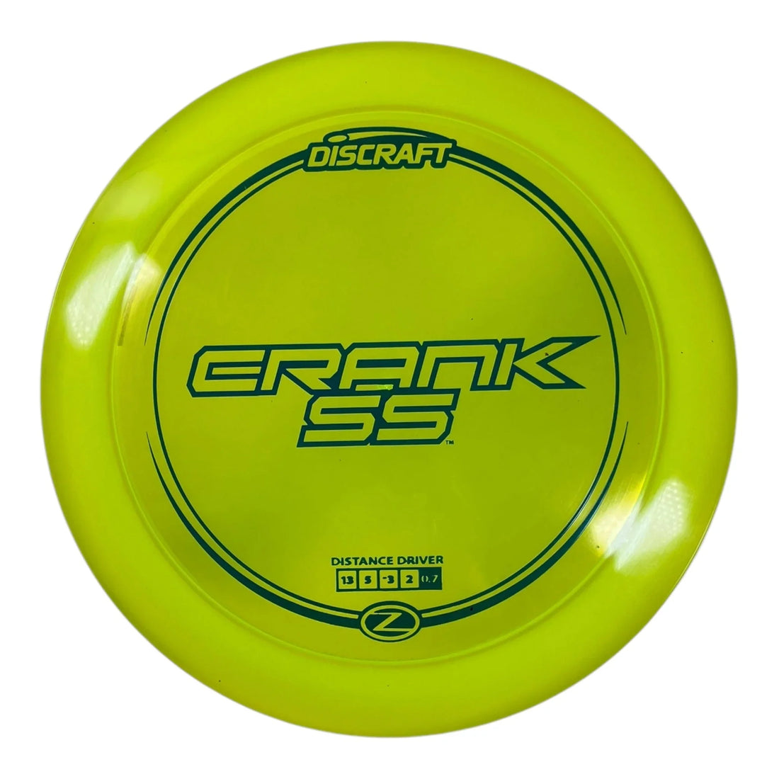 Discraft Crank SS | Z Line | Yellow/Blue 174g Disc Golf
