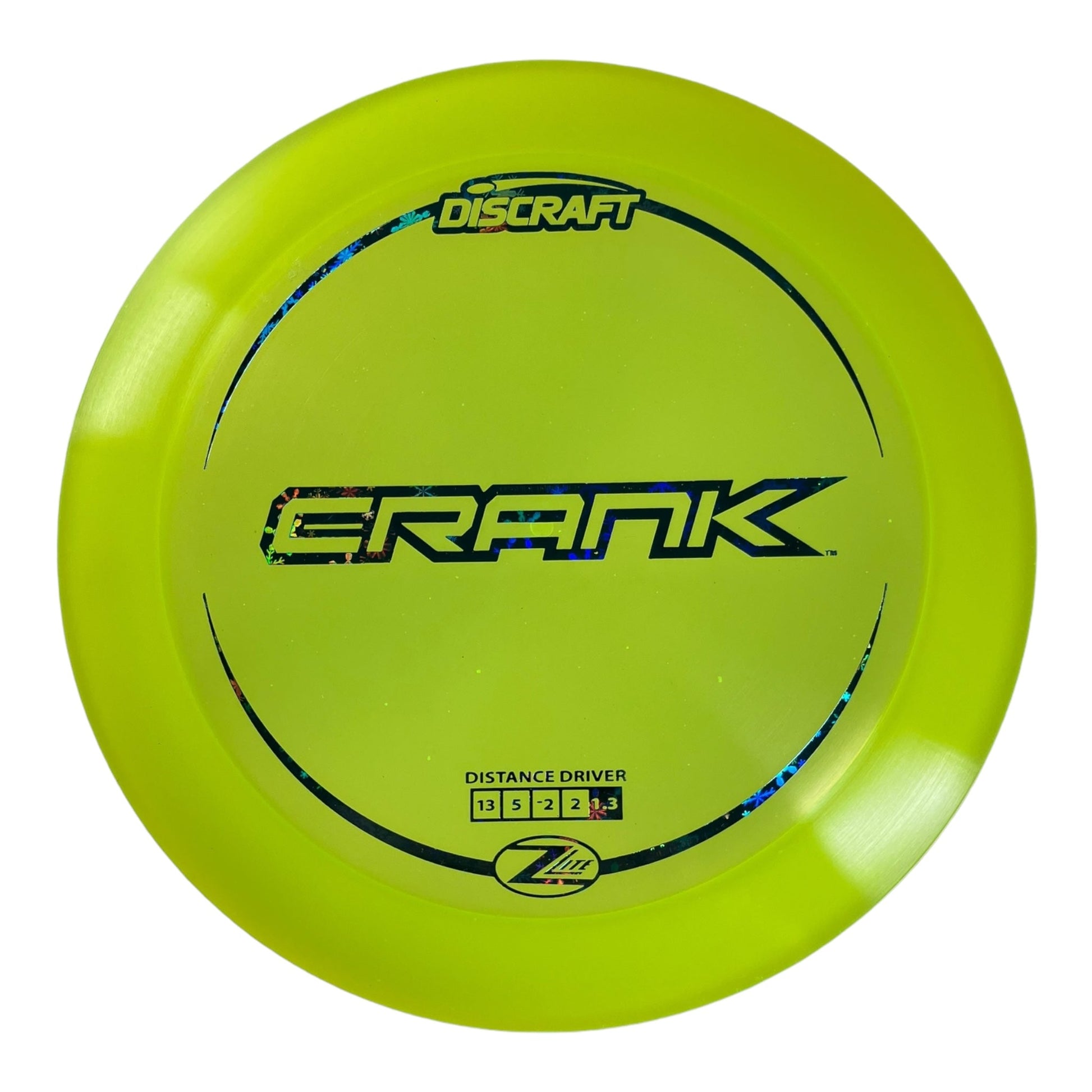 Discraft Crank | Z Lite | Yellow/Snowflake 158g Disc Golf