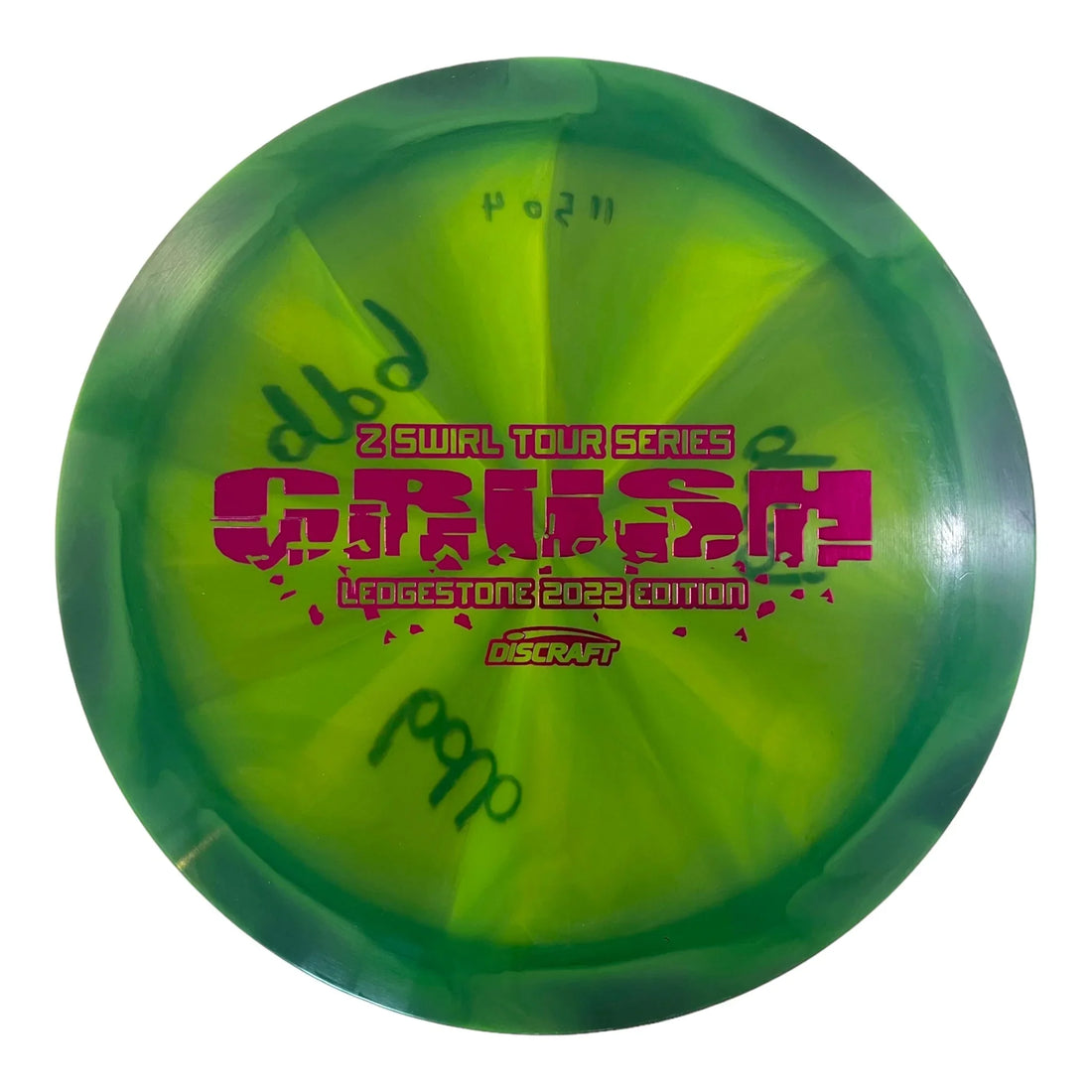 Discraft Crush - Used Good | Z Swirl |Green/Pink 173g Disc Golf