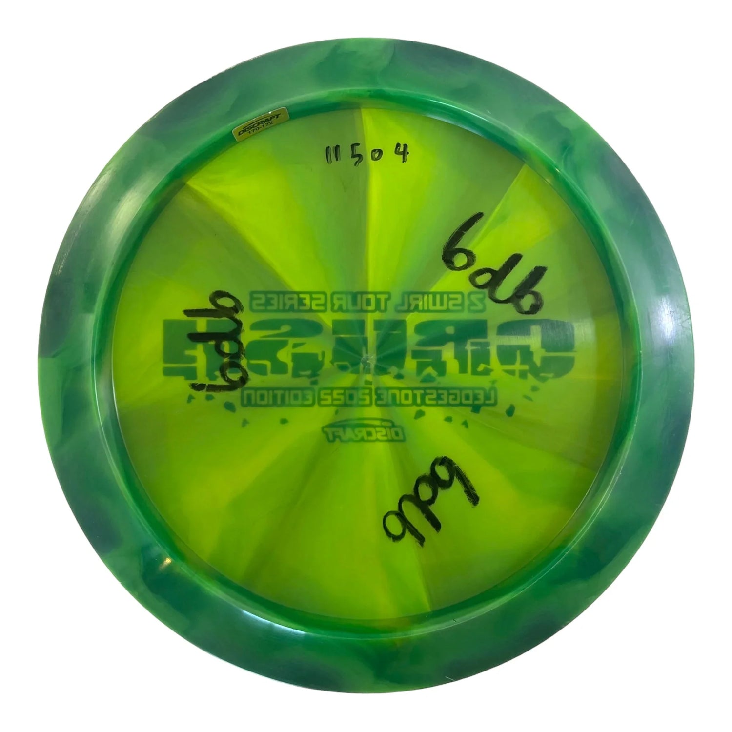 Discraft Crush - Used Good | Z Swirl |Green/Pink 173g Disc Golf