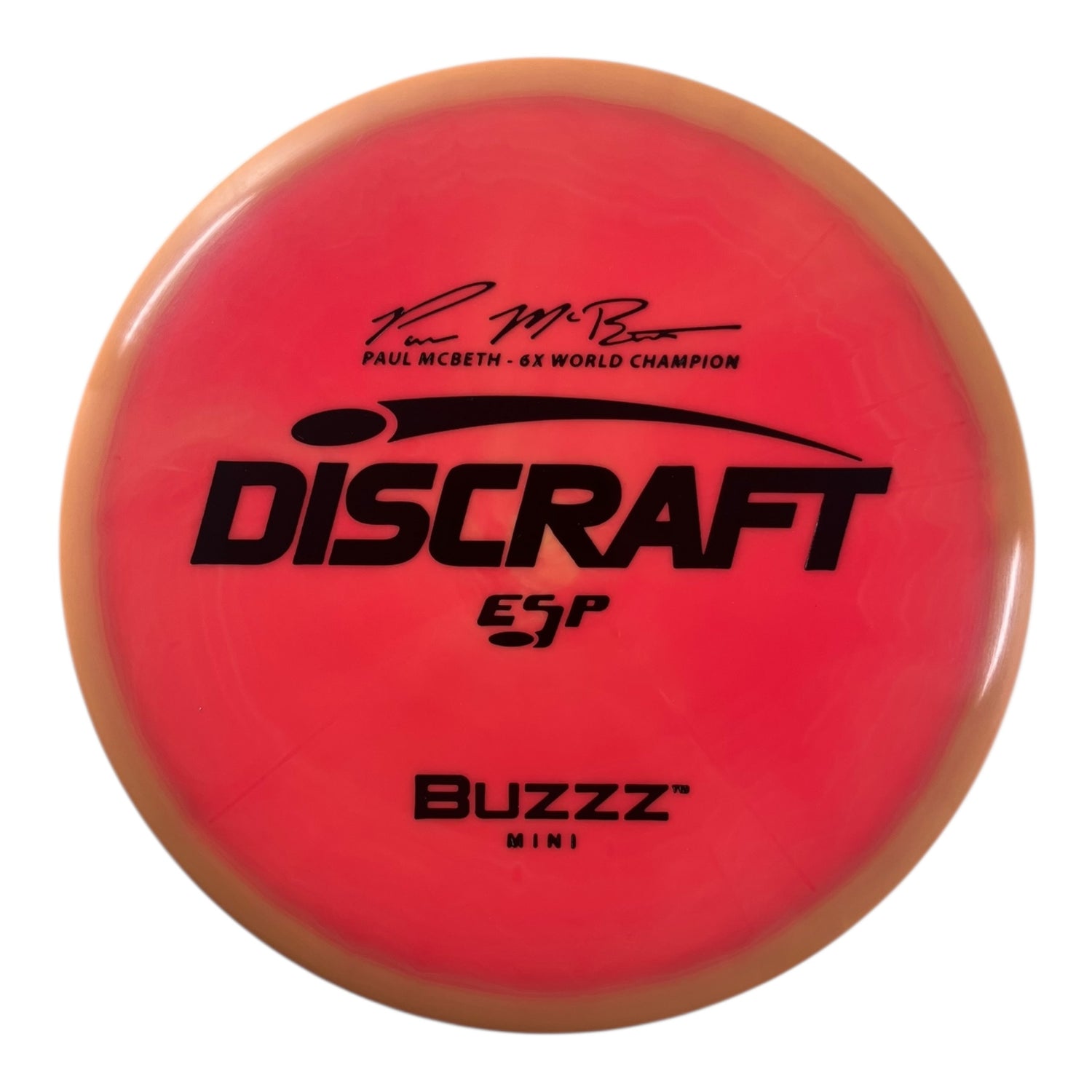 Discraft Discraft Buzzz Mini Marker Disc | ESP | Coral/Black Disc Golf