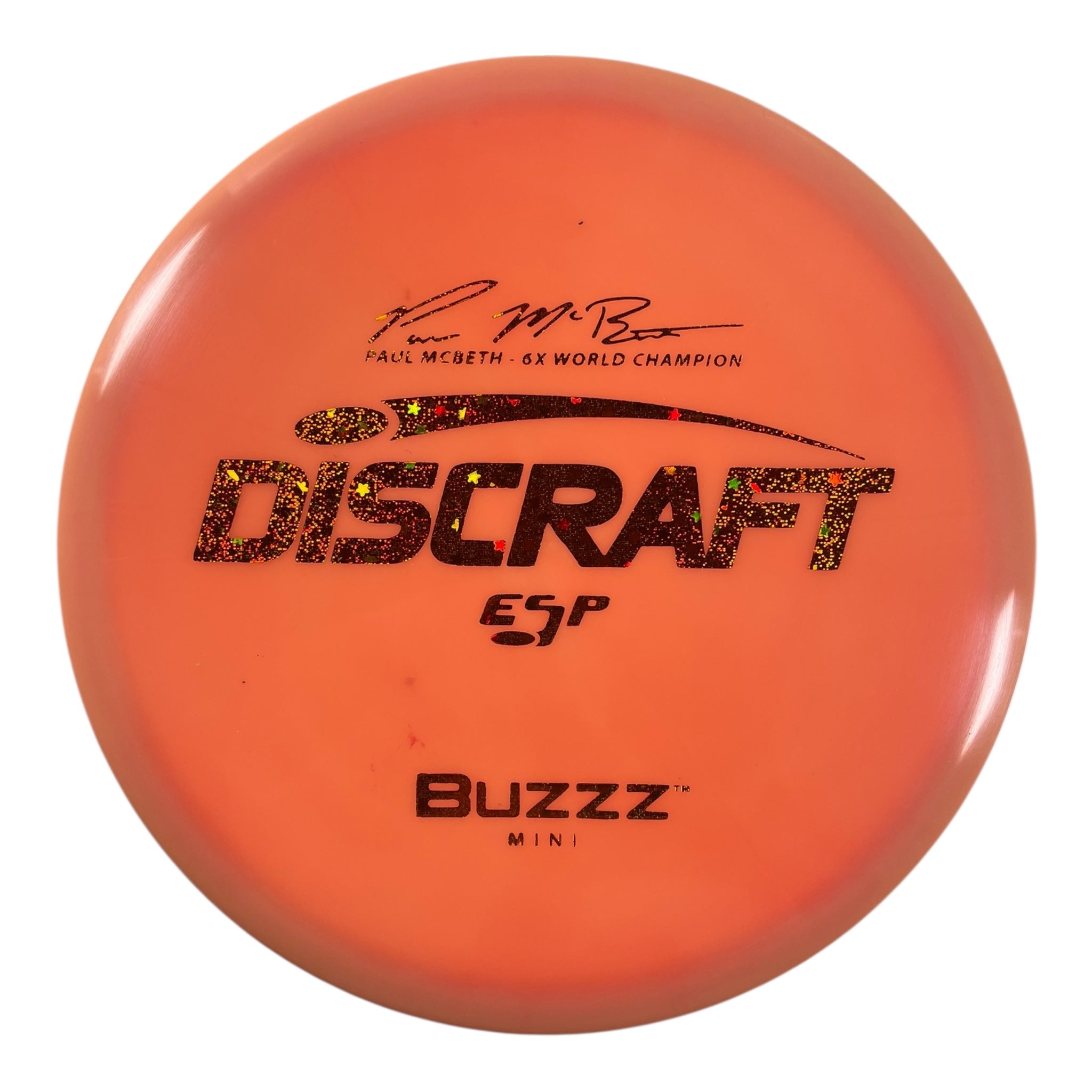 Discraft Discraft Buzzz Mini Marker Disc | ESP | Orange/Sparkle Disc Golf