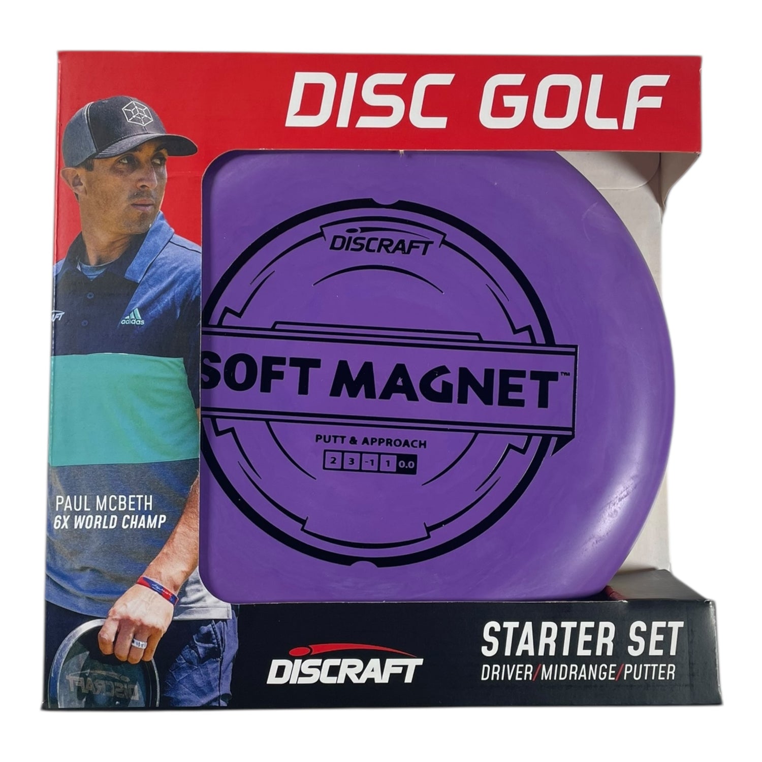 Discraft Discraft Disc Golf Starter Set - Includes Magnet, Buzzz and Heat Disc Golf