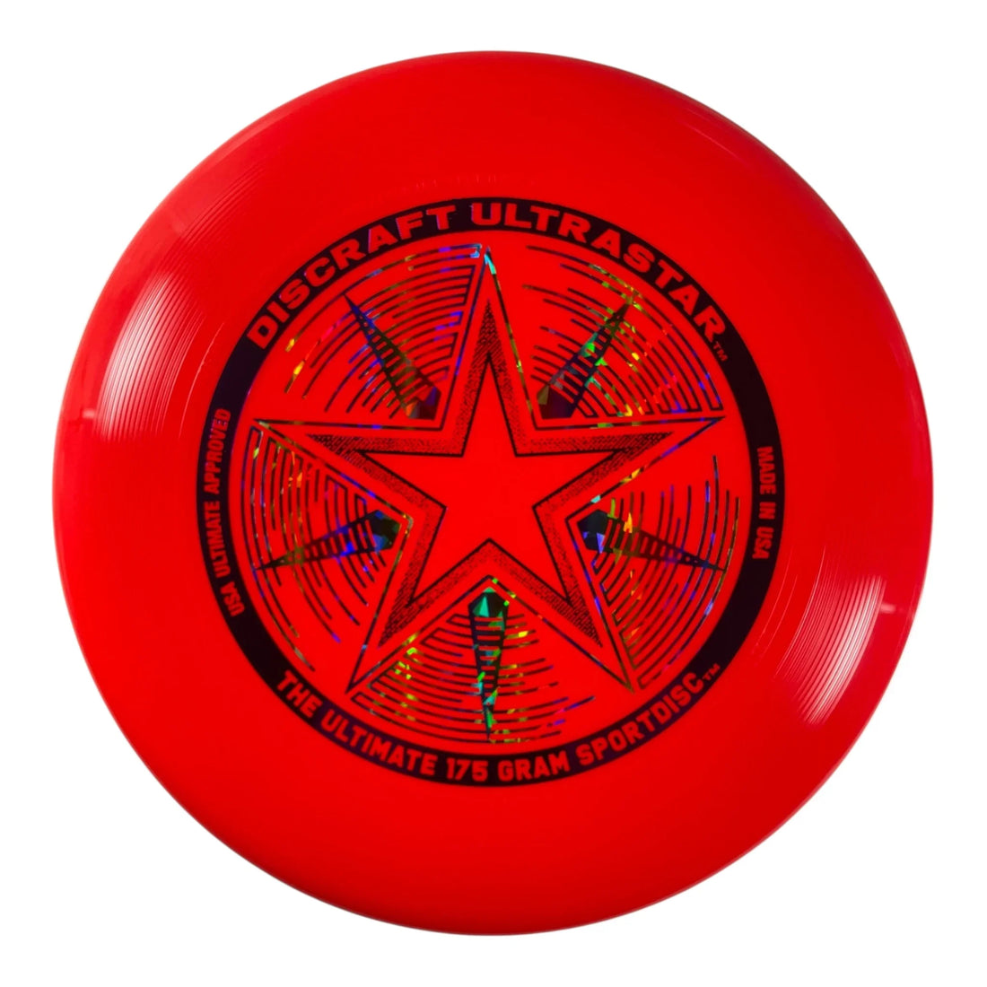 Discraft Discraft Ultrastar Ultimate Disc Red/Rainbow Disc Golf