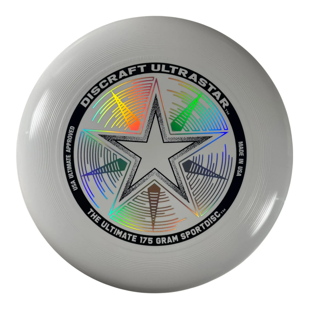 Discraft Discraft Ultrastar Ultimate Disc White/Holo Disc Golf