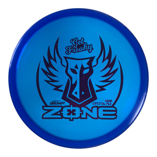 Discraft Discraft Zone Mini Marker Disc | Cryztal FLX | Blue Disc Golf