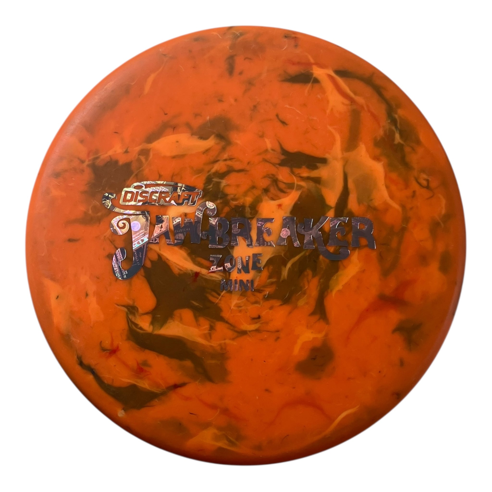 Discraft Discraft Zone Mini Marker Disc | Jawbreaker | Orange/Money Disc Golf
