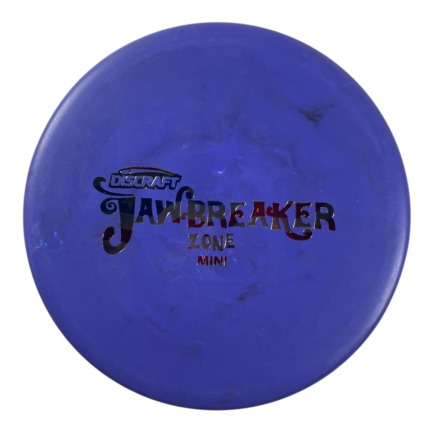 Discraft Discraft Zone Mini Marker Disc | Jawbreaker | Purple/USA Disc Golf