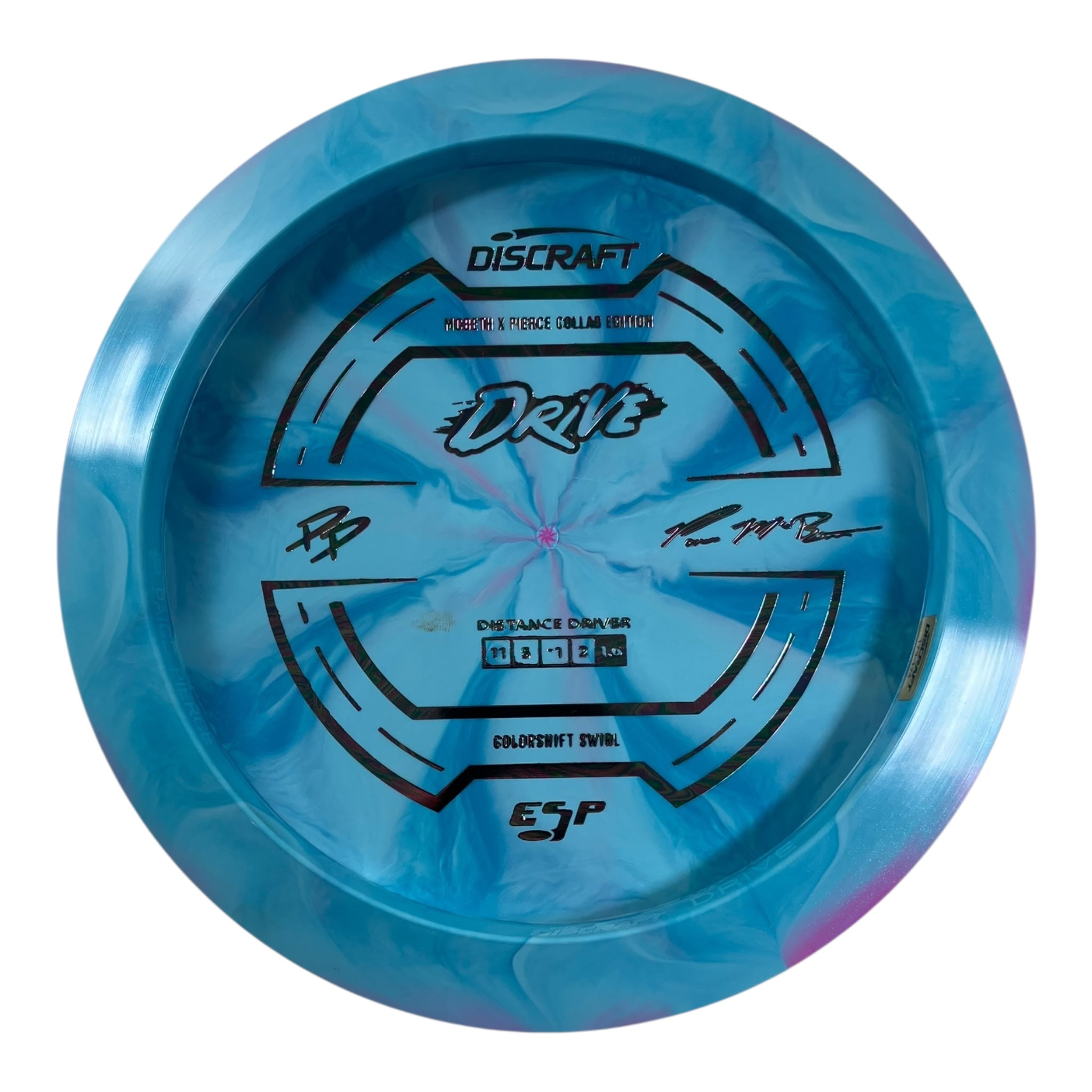Discraft Drive | Colorshift Swirl ESP | Blue/Oil Slick 173g (Paige Pierce / Paul McBeth) Disc Golf