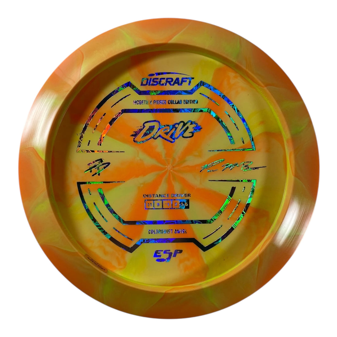 Discraft Drive | Colorshift Swirl ESP | Orange/Money 174g (Paige Pierce / Paul McBeth) Disc Golf