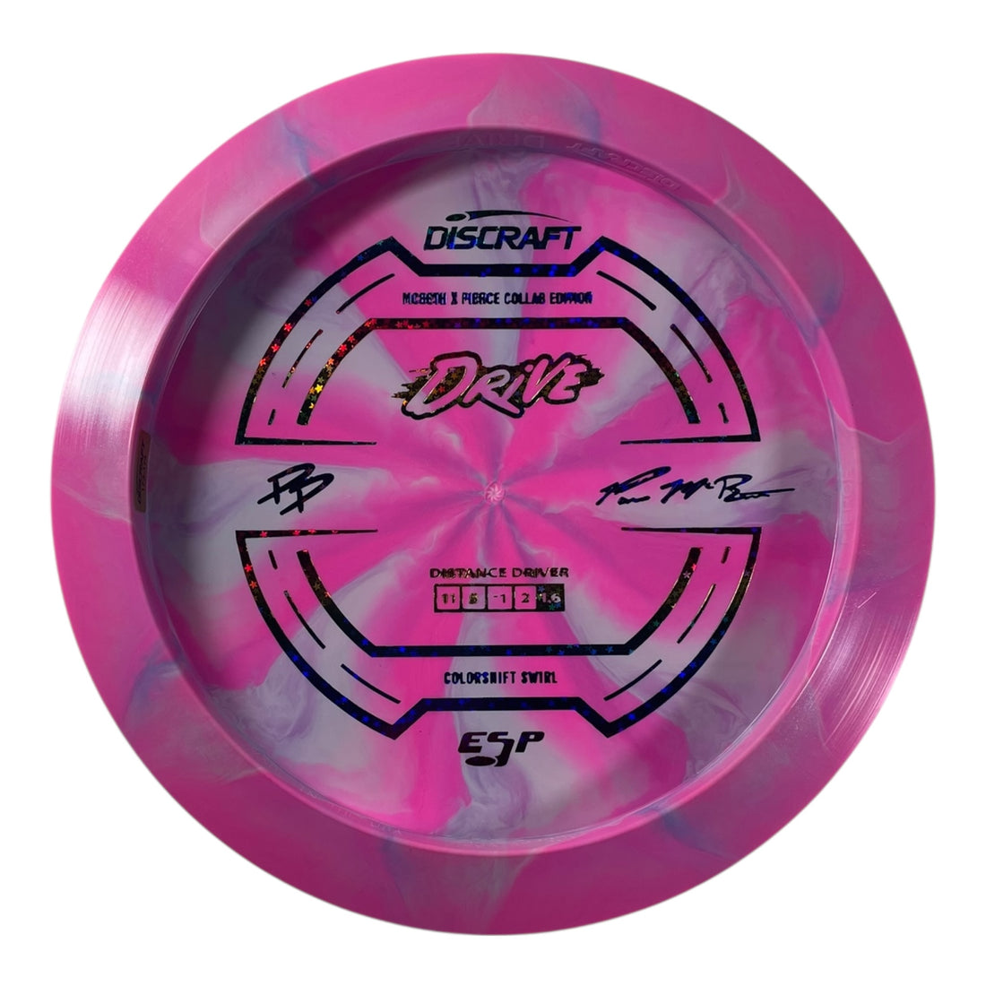Discraft Drive | Colorshift Swirl ESP | Pink/Rainbow 174g (Paige Pierce / Paul McBeth) Disc Golf