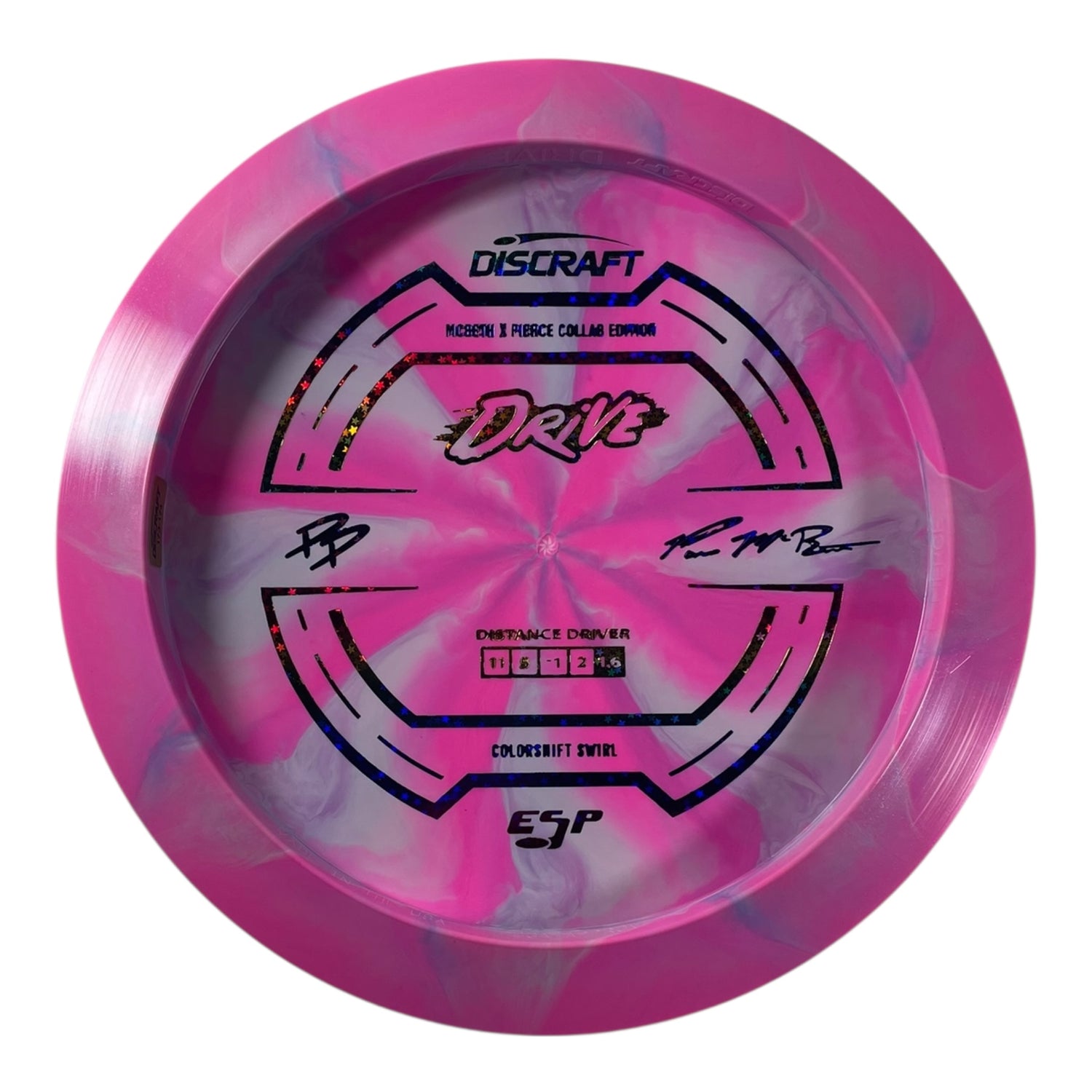 Discraft Drive | Colorshift Swirl ESP | Pink/Rainbow 174g (Paige Pierce / Paul McBeth) Disc Golf