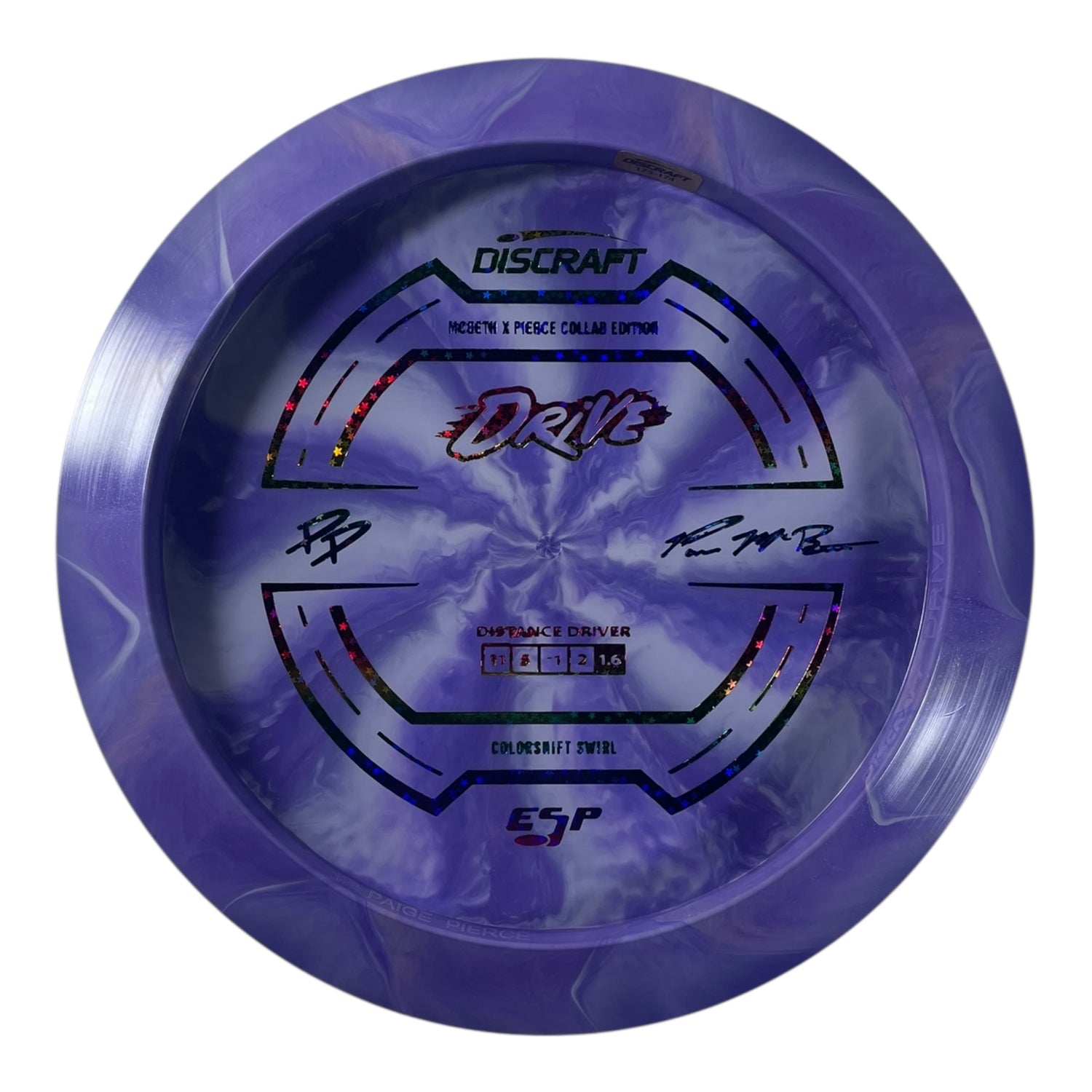 Discraft Drive | Colorshift Swirl ESP | Purple/Rainbow 174g (Paige Pierce / Paul McBeth) Disc Golf