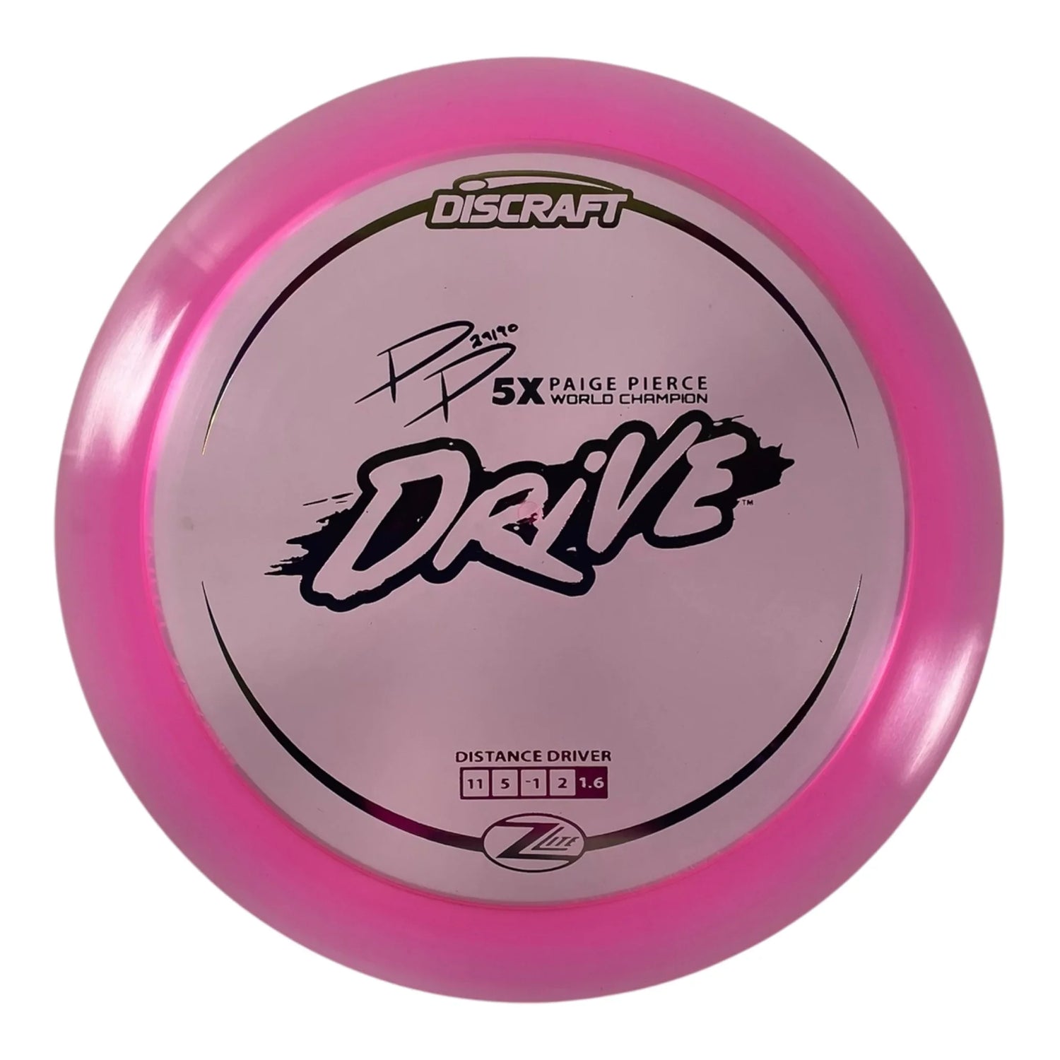 Discraft Drive | Z Lite | Pink/Sunset 159g (Paige Pierce) Disc Golf