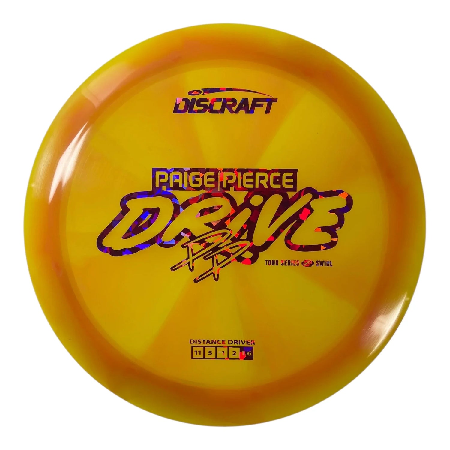 Discraft Drive | Z Swirl | Orange/Purple 175g (Paige Pierce 2025 Tour Series) Disc Golf