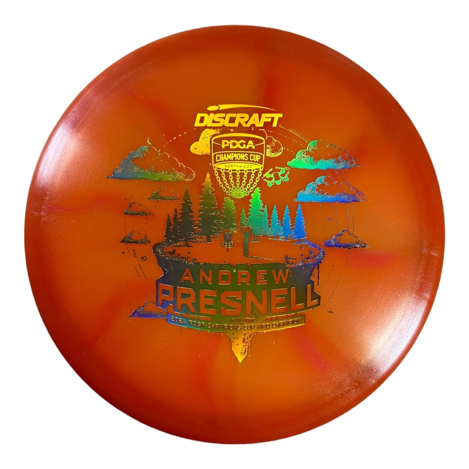 Discraft Drone | Colorshift Z Swirl | Orange/Gold 177g (Andrew Presnell) Disc Golf