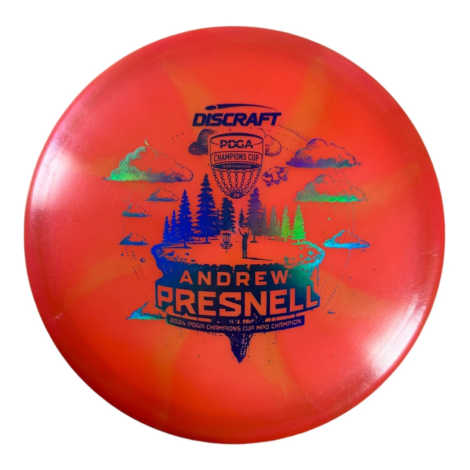 Discraft Drone | Colorshift Z Swirl | Pink/Blue 177g (Andrew Presnell) Disc Golf