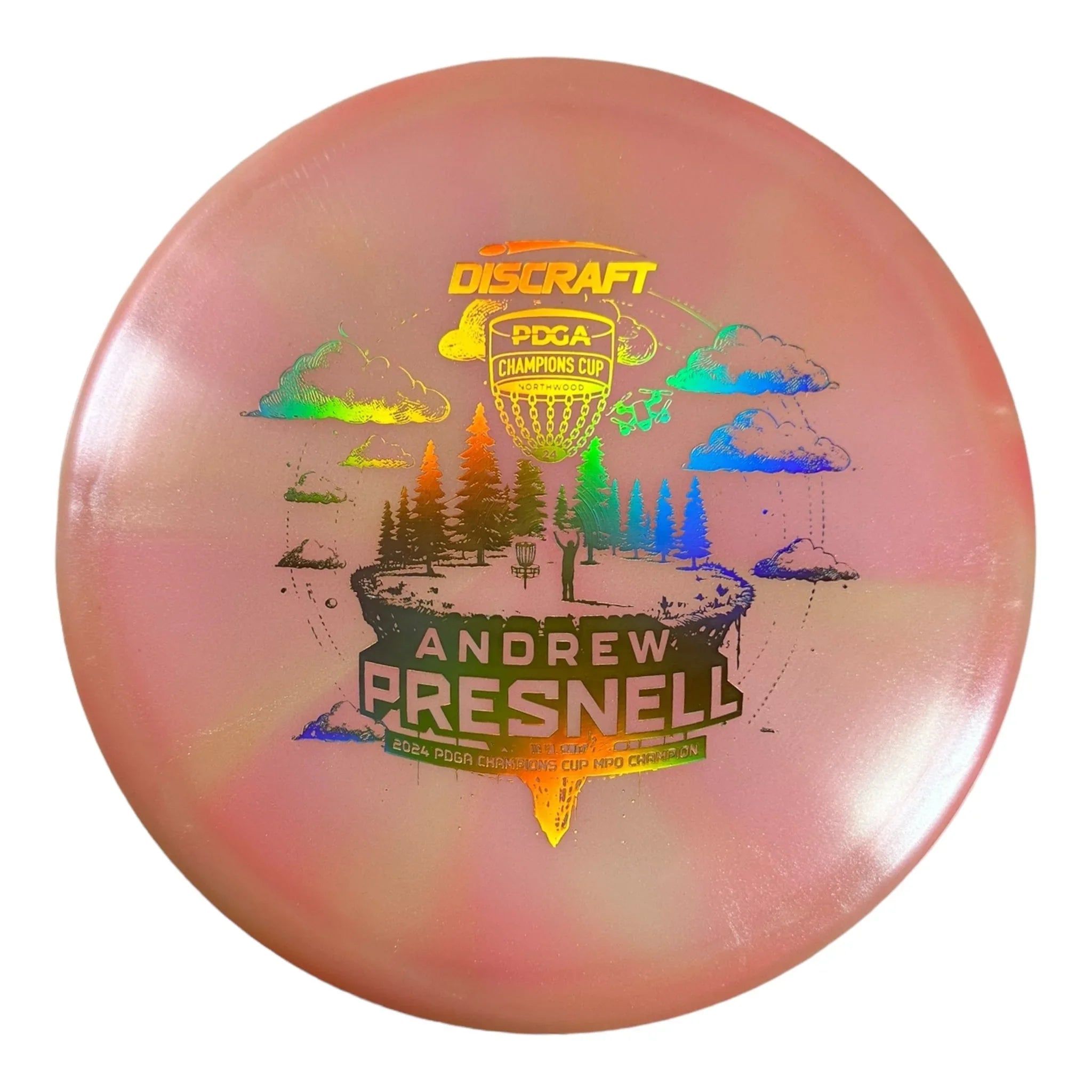Discraft Drone | Colorshift Z Swirl | Pink/Gold 177g (Andrew Presnell) Disc Golf