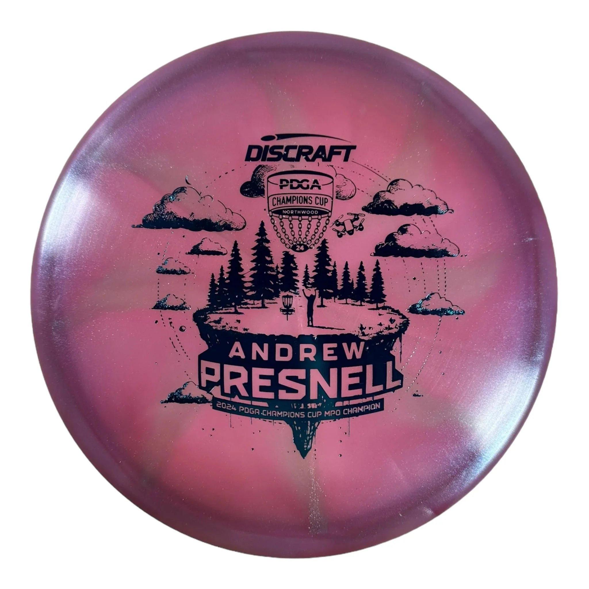 Discraft Drone | Colorshift Z Swirl | Purple/Blue 173g (Andrew Presnell) Disc Golf