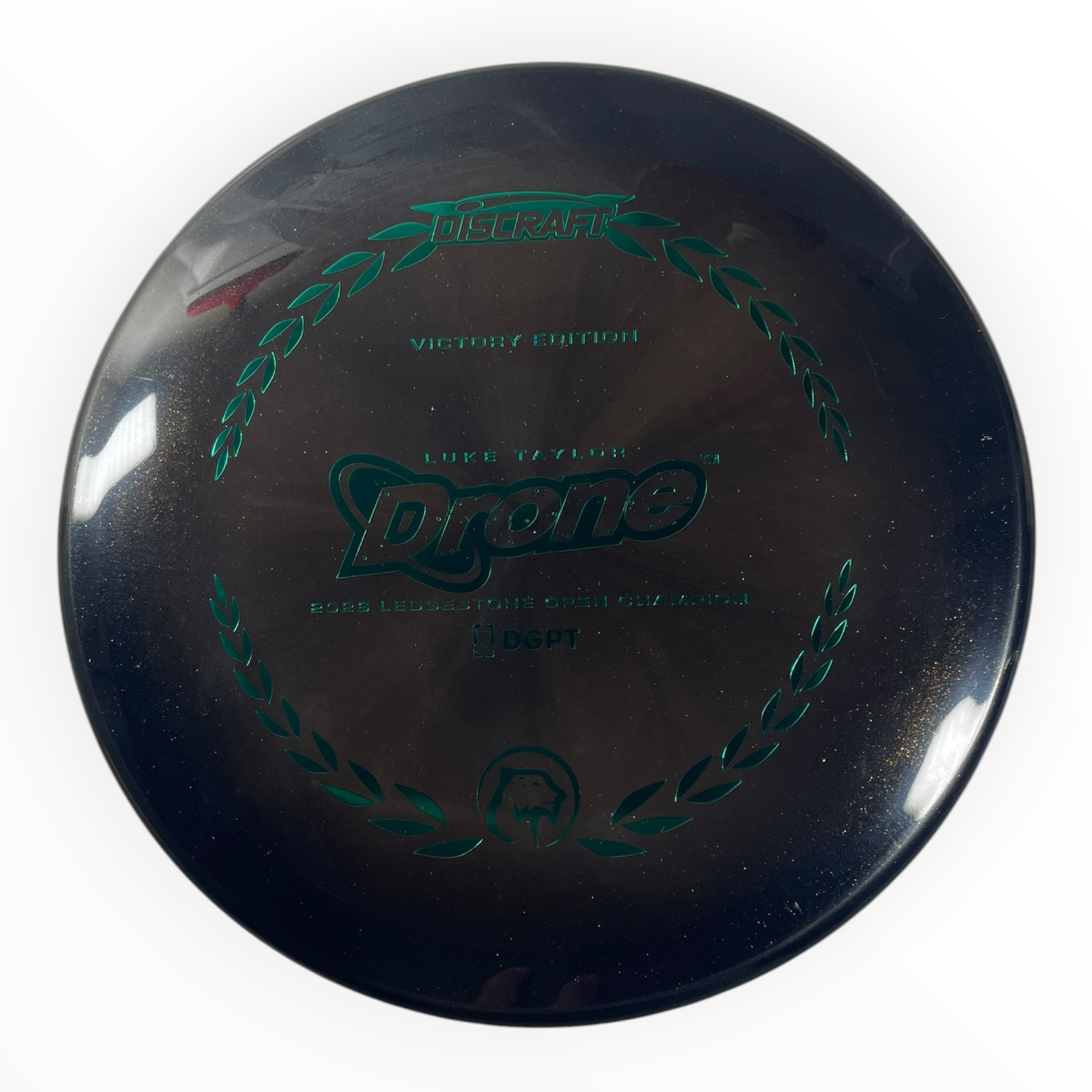 Discraft Drone | Midnight | Black/Green 177g (Luke Taylor - Victory Edition) Disc Golf