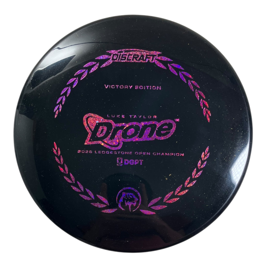 Discraft Drone | Midnight | Black/Pink 177g (Luke Taylor - Victory Edition) Disc Golf