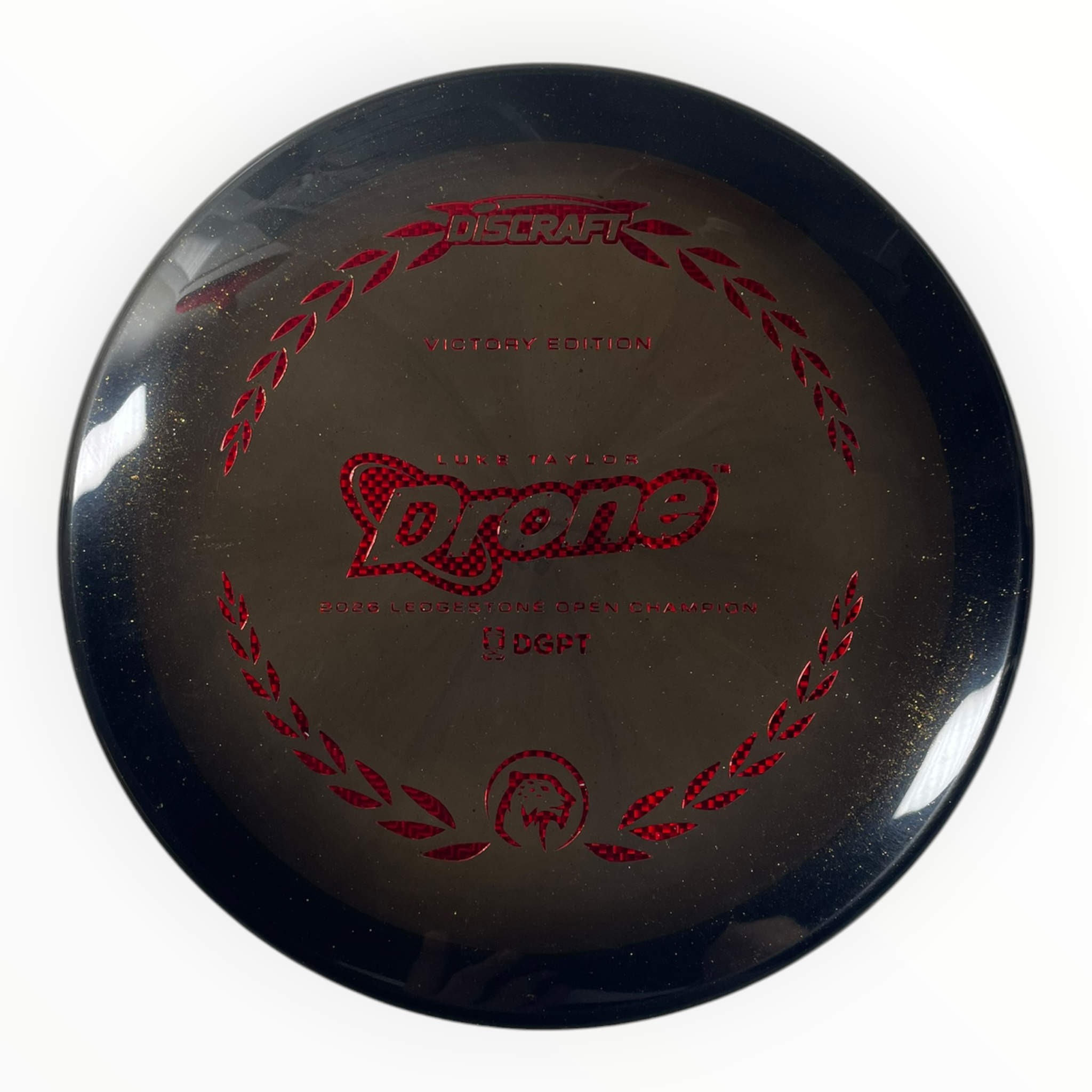 Discraft Drone | Midnight | Black/Red 178g (Luke Taylor - Victory Edition) Disc Golf