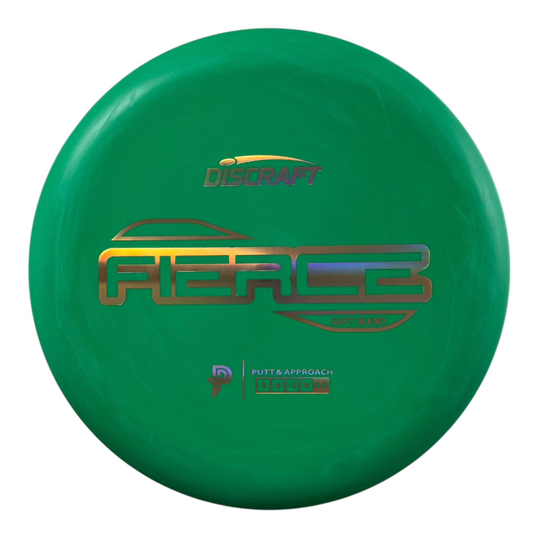 Discraft Fierce | Putter Line Soft | Green/Gold 172g Disc Golf
