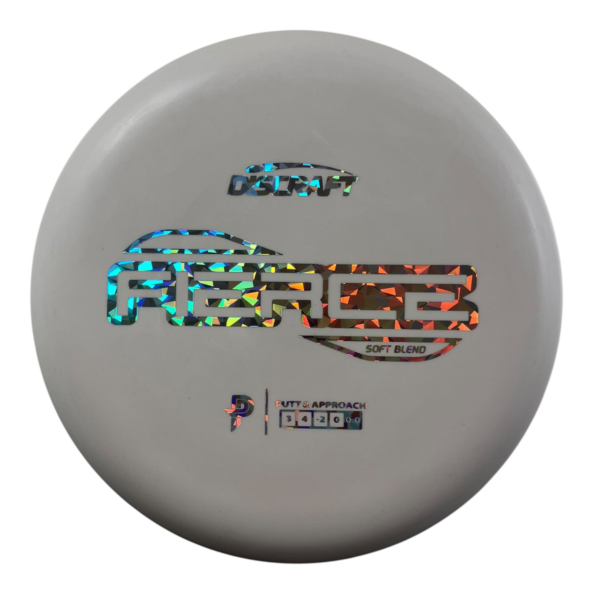 Discraft Fierce | Putter Line Soft | White/Holo 169g Disc Golf