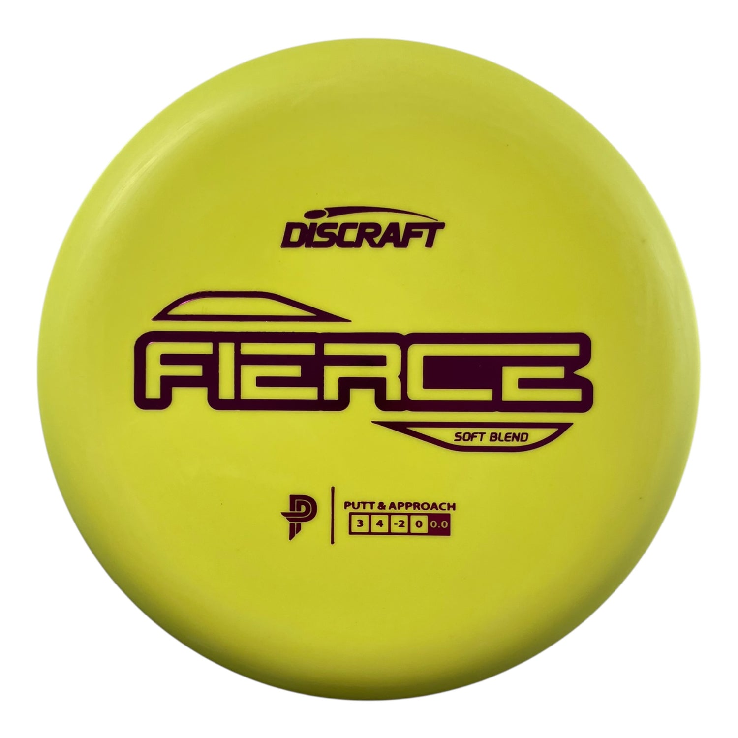 Discraft Fierce | Putter Line Soft | Yellow/Pink 174g Disc Golf