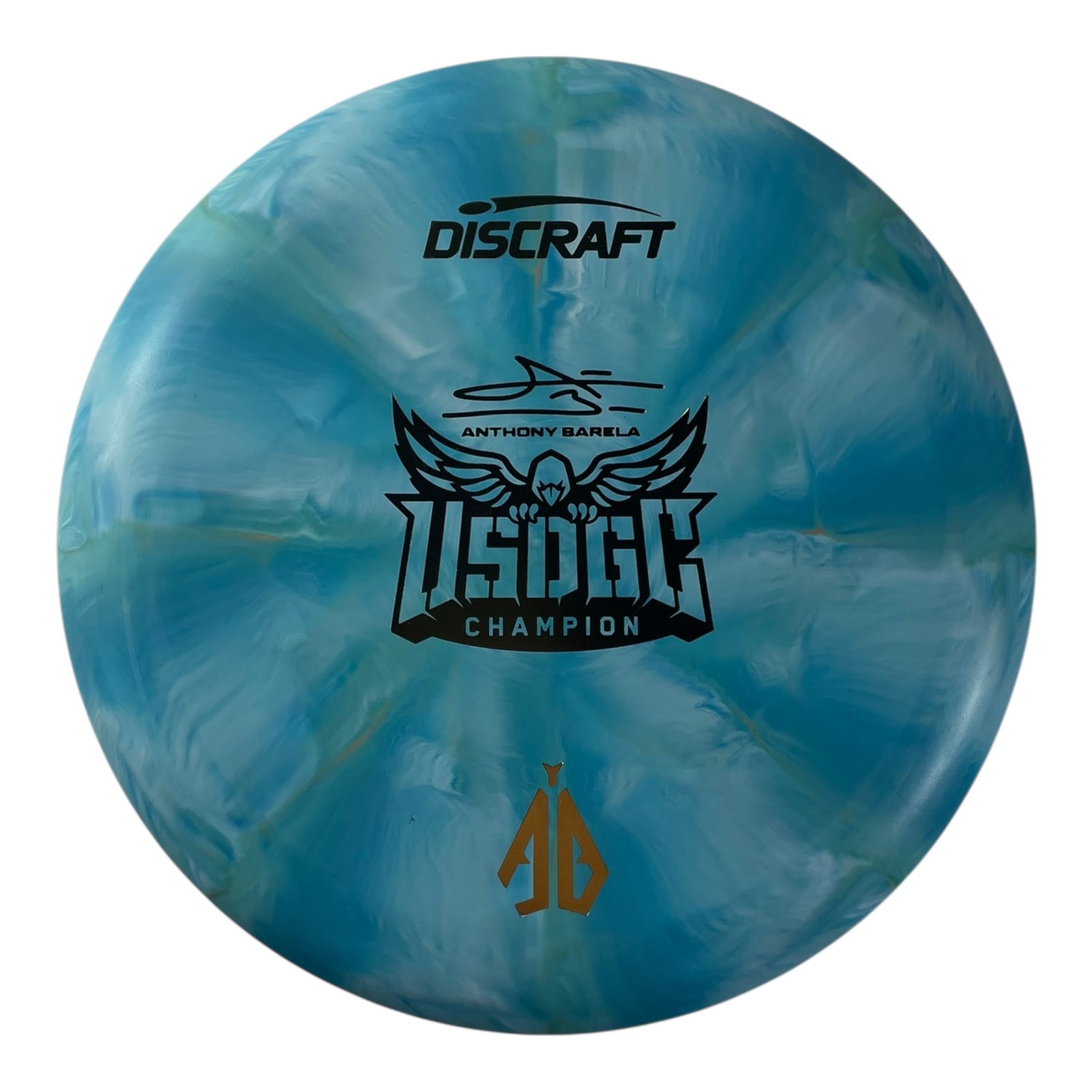 Discraft Focus | CT Swirl | Blue/Gold 174g (Anthony Barela USDGC 2025) Disc Golf