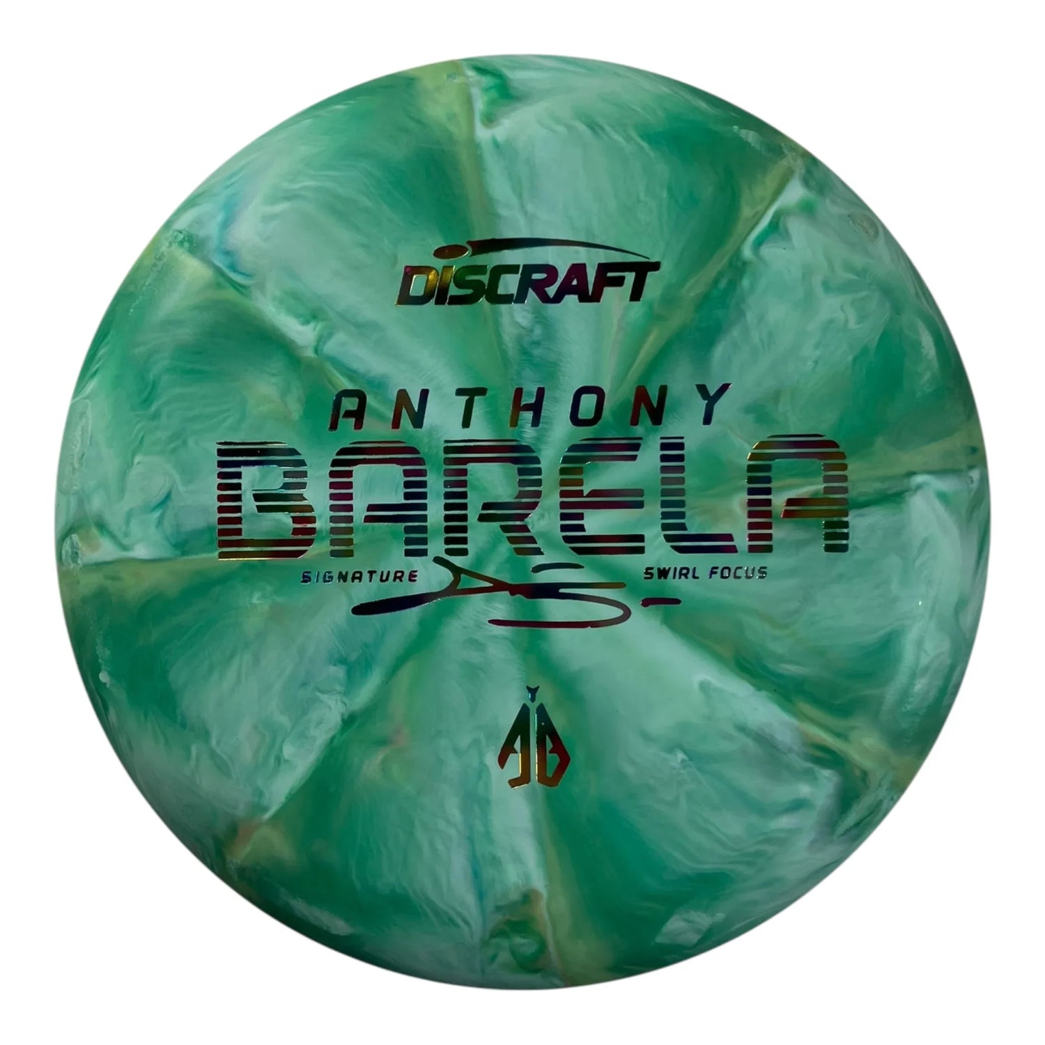 Discraft Focus | CT Swirl | Green/Rainbow 174g (Anthony Barela) Disc Golf