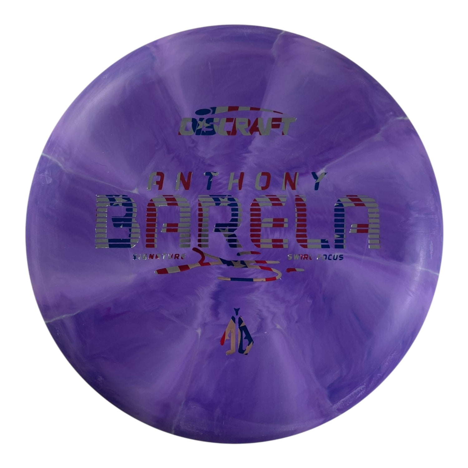 Discraft Focus | CT Swirl | Purple/USA 172g (Anthony Barela) Disc Golf