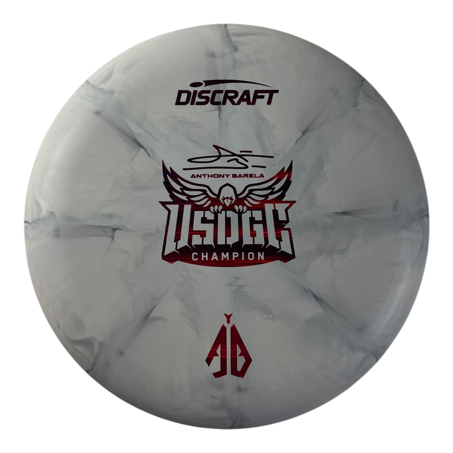 Discraft Focus | CT Swirl | White/Red 173g (Anthony Barela USDGC 2025) Disc Golf
