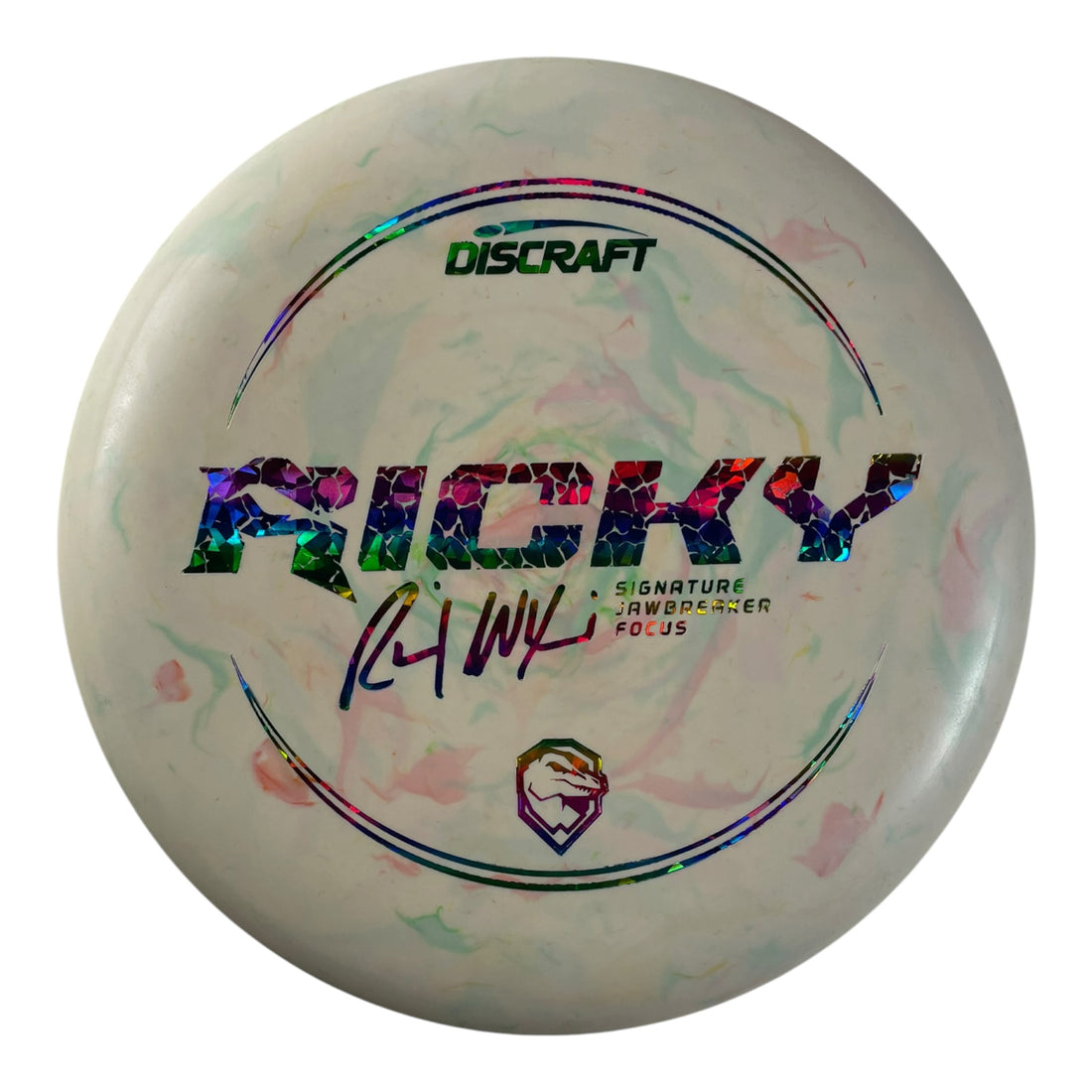 Discraft Focus | Jawbreaker | White/Rainbow 170g (Ricky Wysocki) Disc Golf