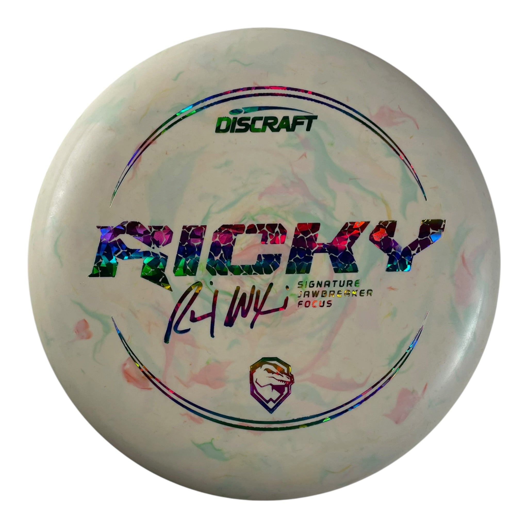 Discraft Focus | Jawbreaker | White/Rainbow 170g (Ricky Wysocki) Disc Golf