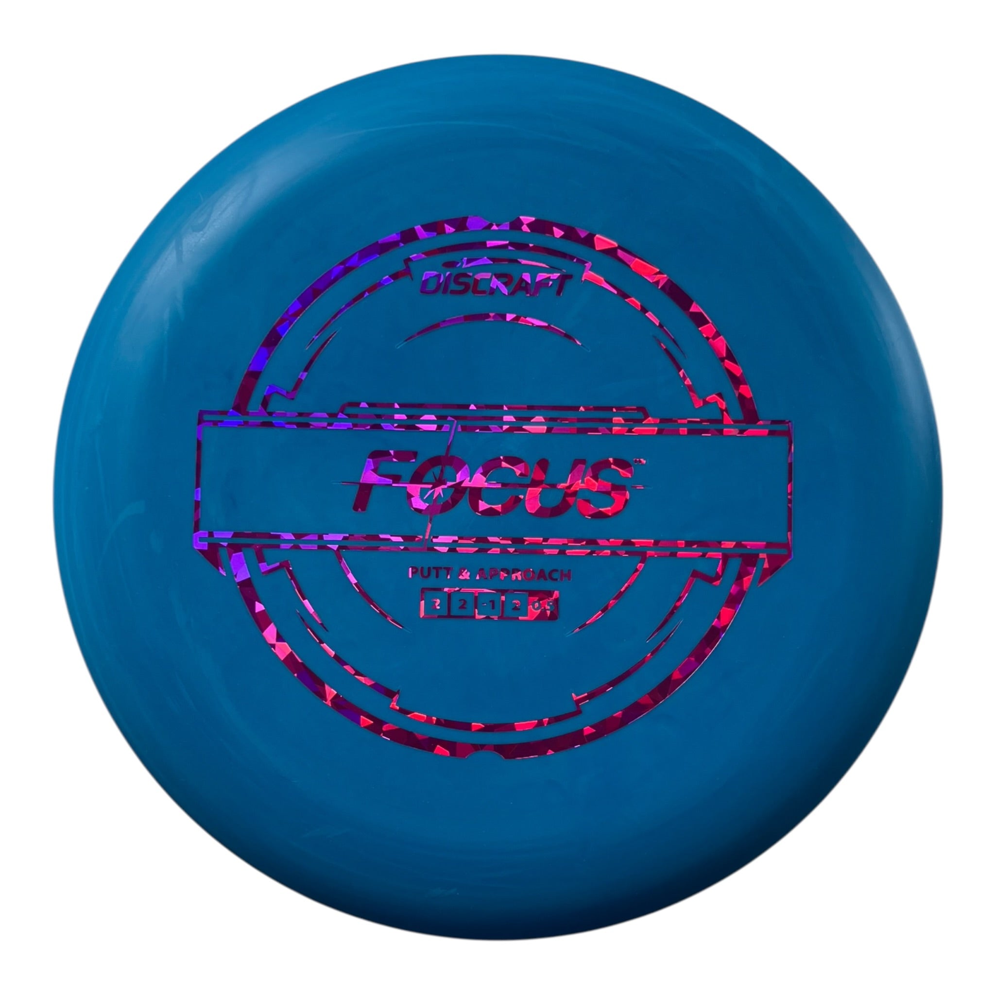 Discraft Focus | Putter Line | Blue/Pink 173g Disc Golf