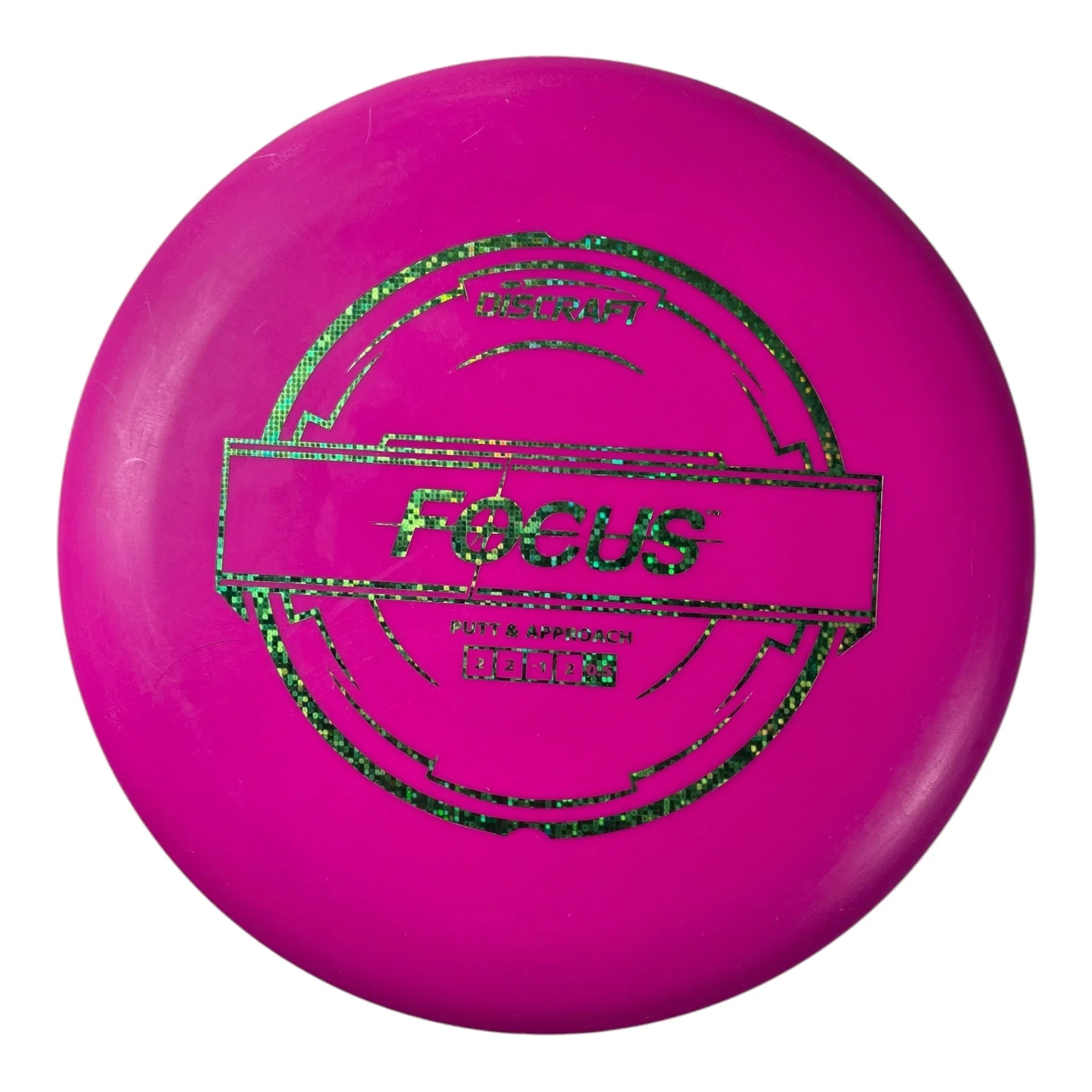 Discraft Focus | Putter Line | Pink/Green 173g Disc Golf