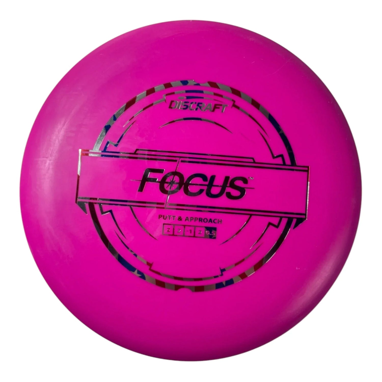 Discraft Focus | Putter Line | Pink/USA 173g Disc Golf