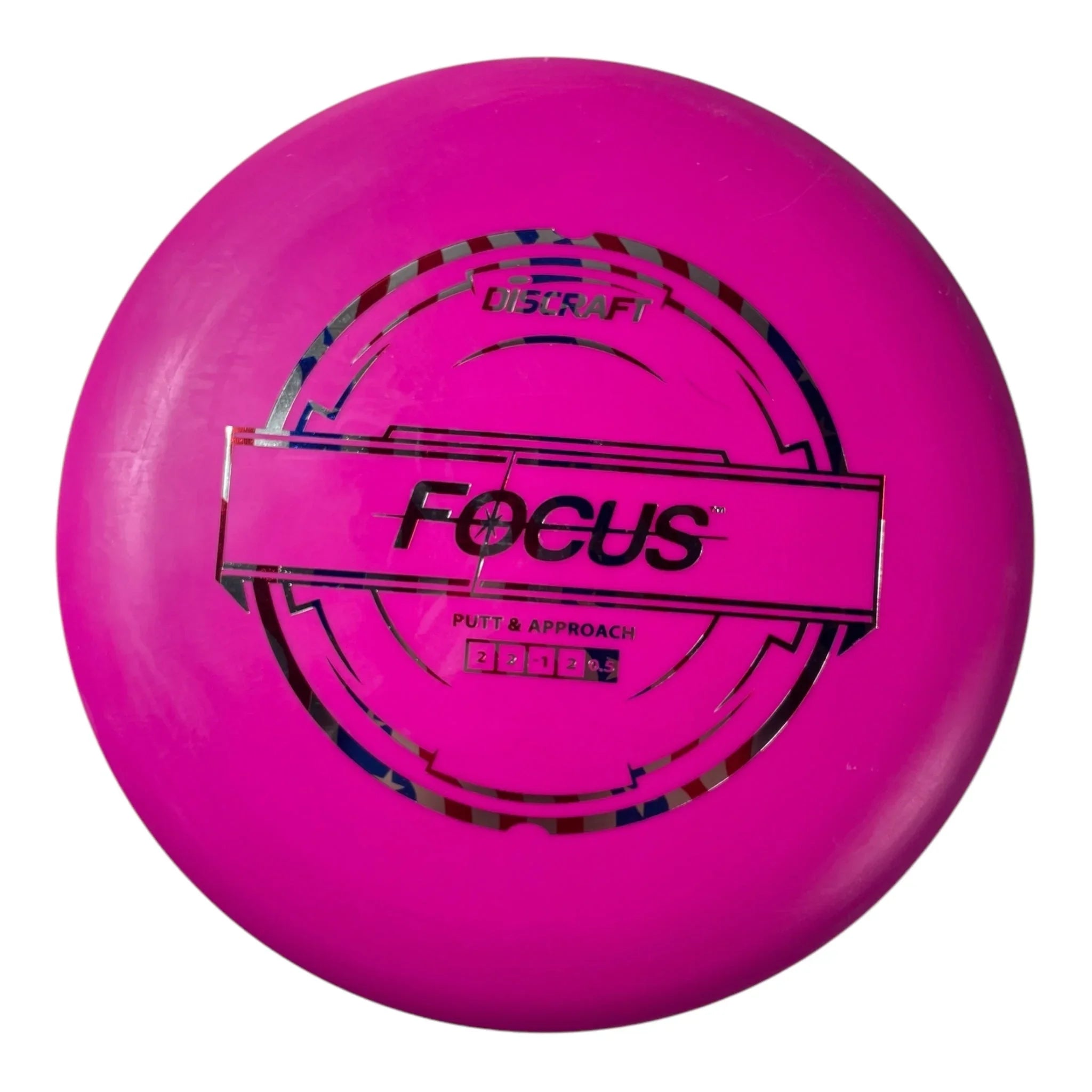 Discraft Focus | Putter Line | Pink/USA 173g Disc Golf